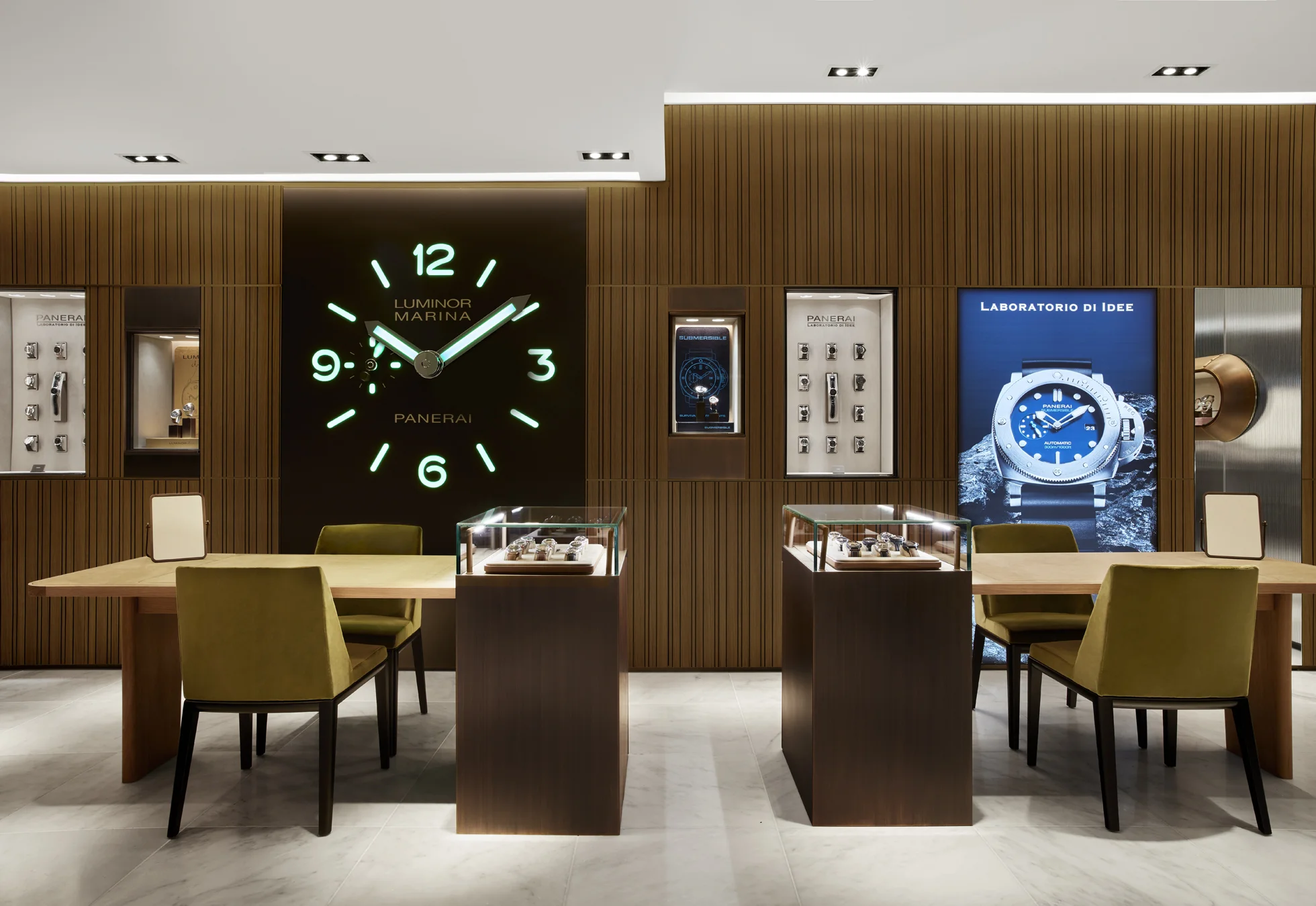 Panerai’s Chicago boutique evokes the brand’s naval history.