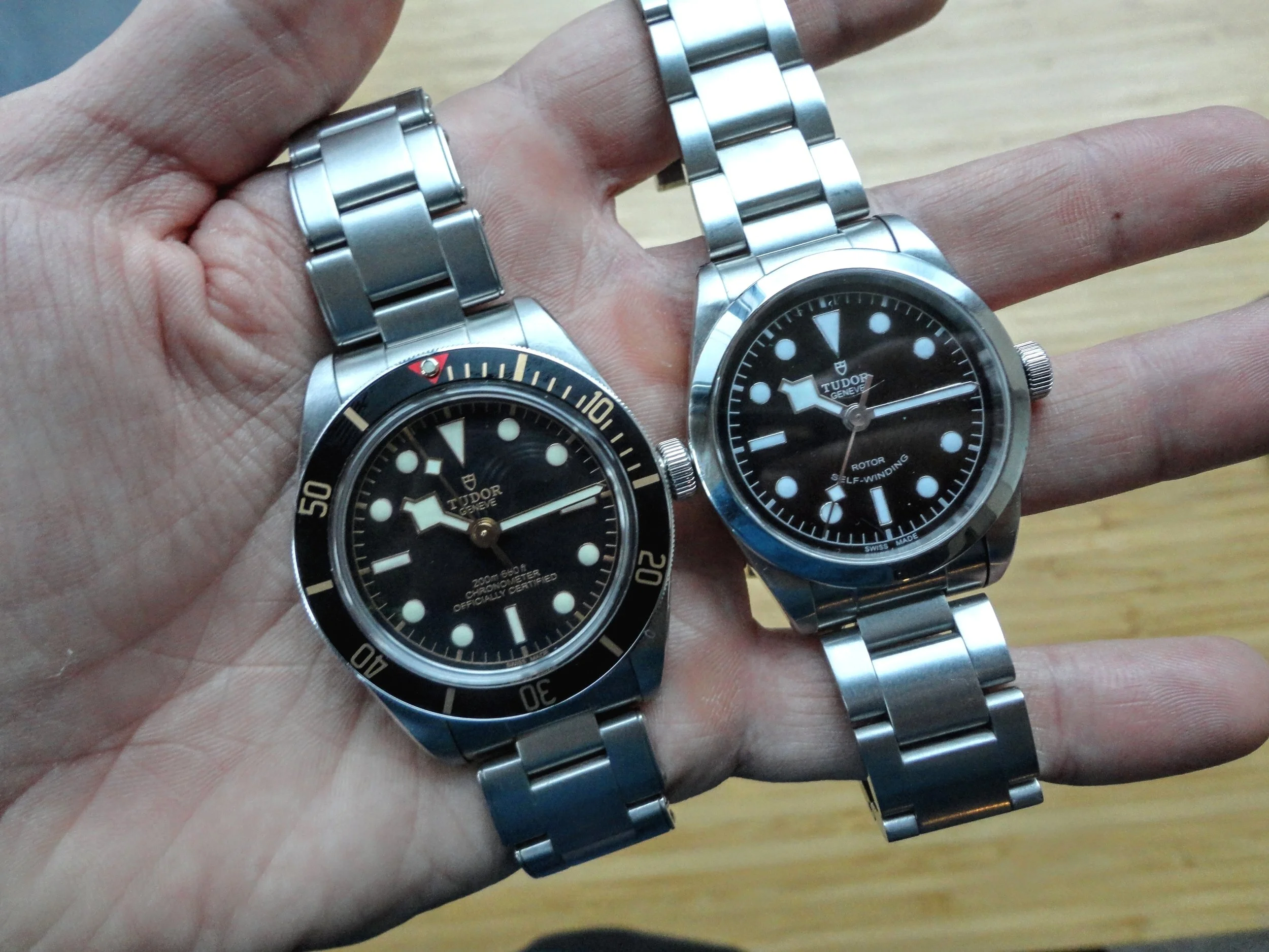 Comparing the Tudor Black 36 and Black Bay 58 —