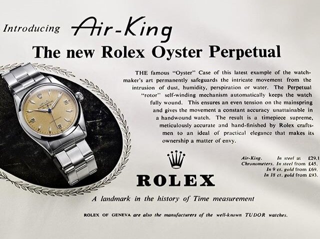 rolex air king reference 5500