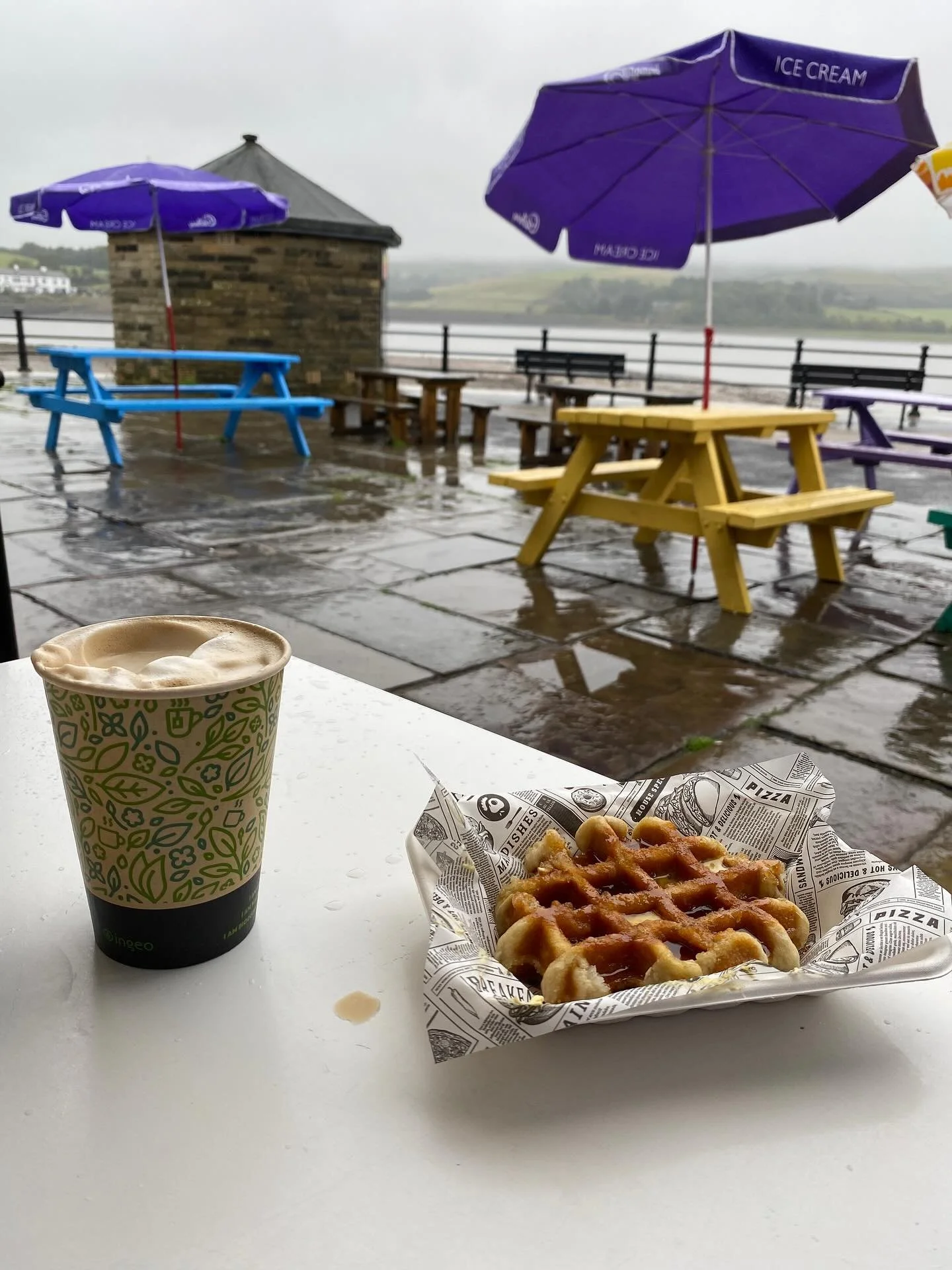 When you learn how to live a life with joy as your compass you will look for those things that bring you joy. It&rsquo;s raining in Manchester today, but I had already set my intention to have a day out. So I headed to a lake, found a little sheltere