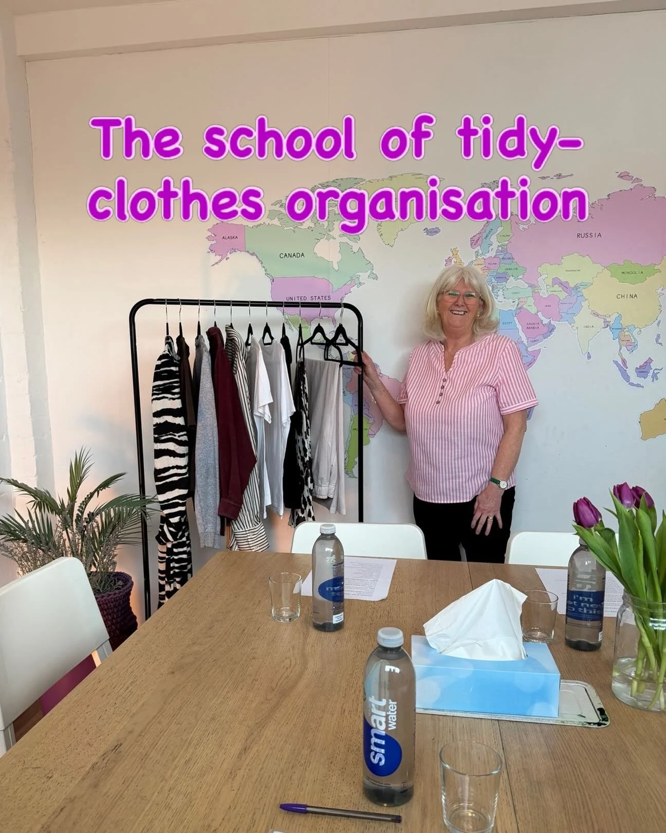 At The School of tidy this week we looked at how to organise our clothes. It was a lovely session with lots of laughs. We will shortly be opening the wait list for our next course. #homeorganising #deckuttering @konmari.co @thesorting.shed