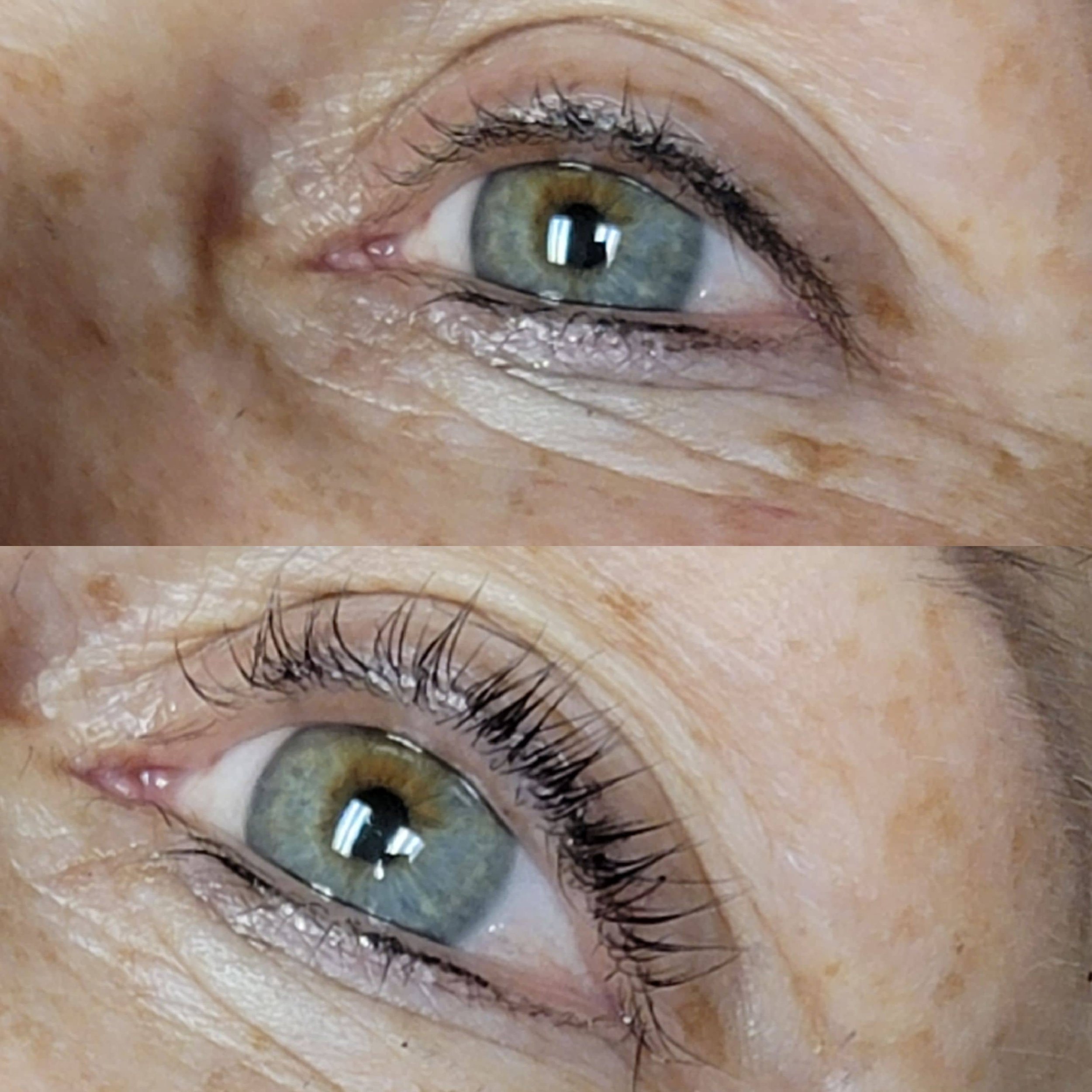 Lash lift and tint