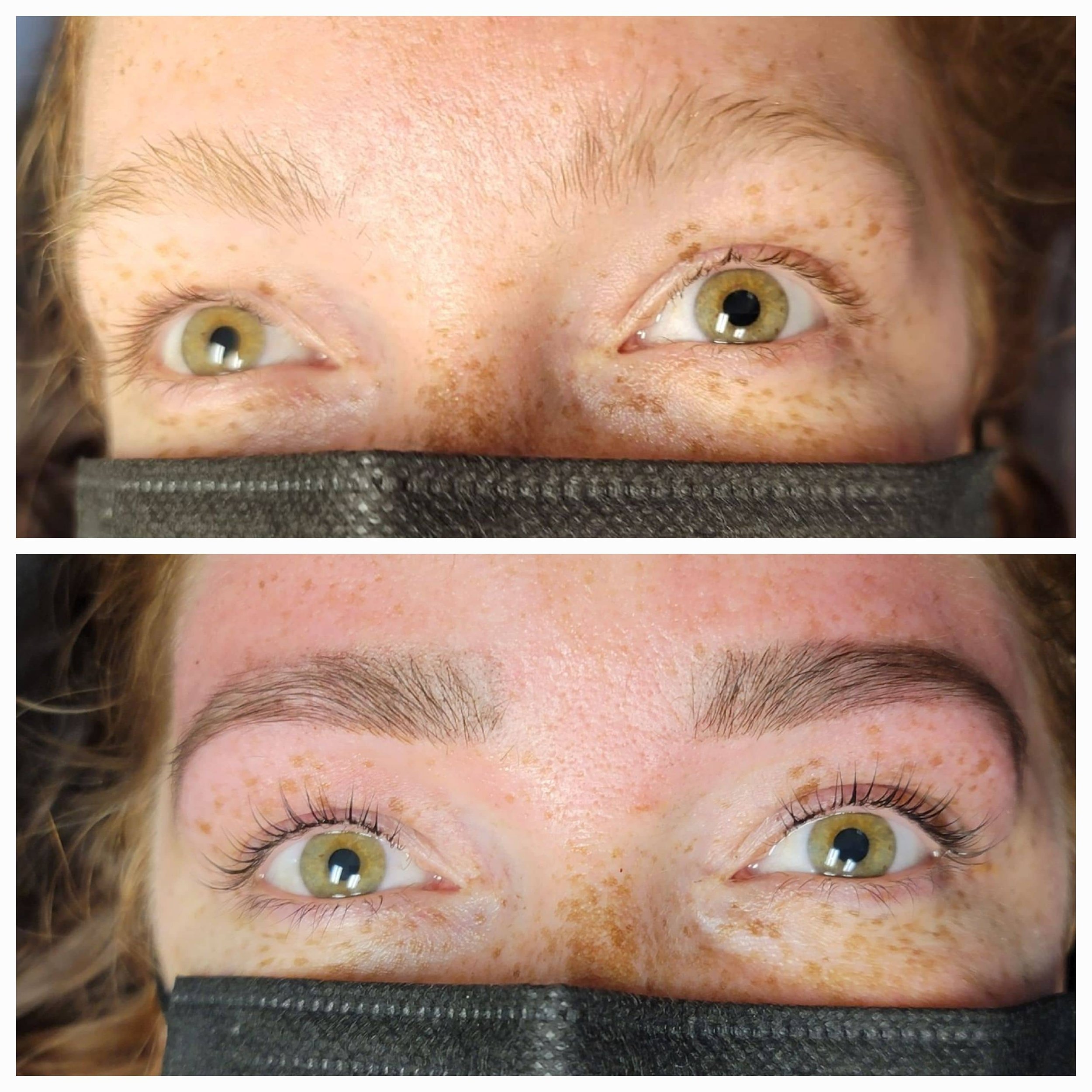 Brow design lash lift and tint