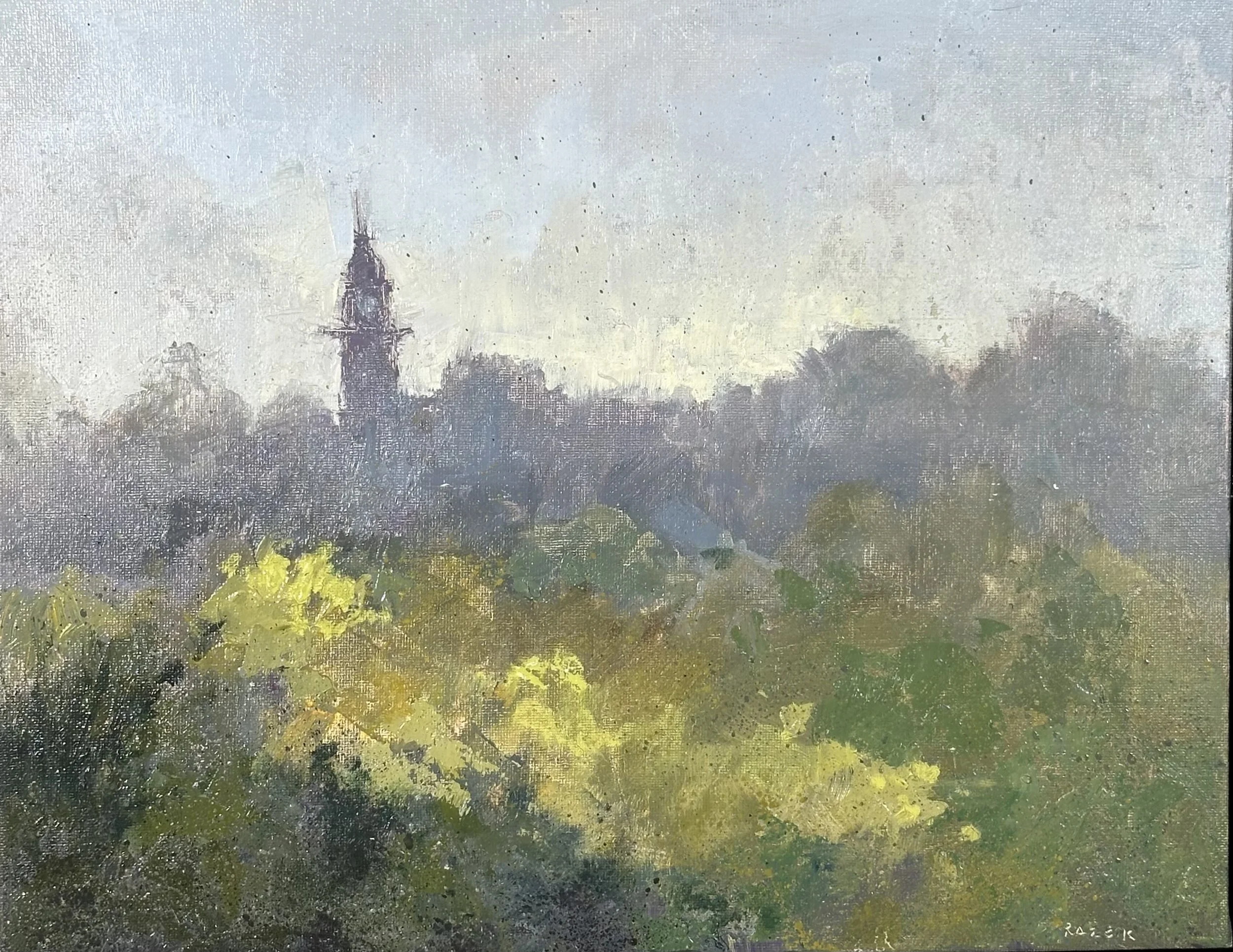 Misty Morning 2, 11x14, $400, Oil on panel.jpeg