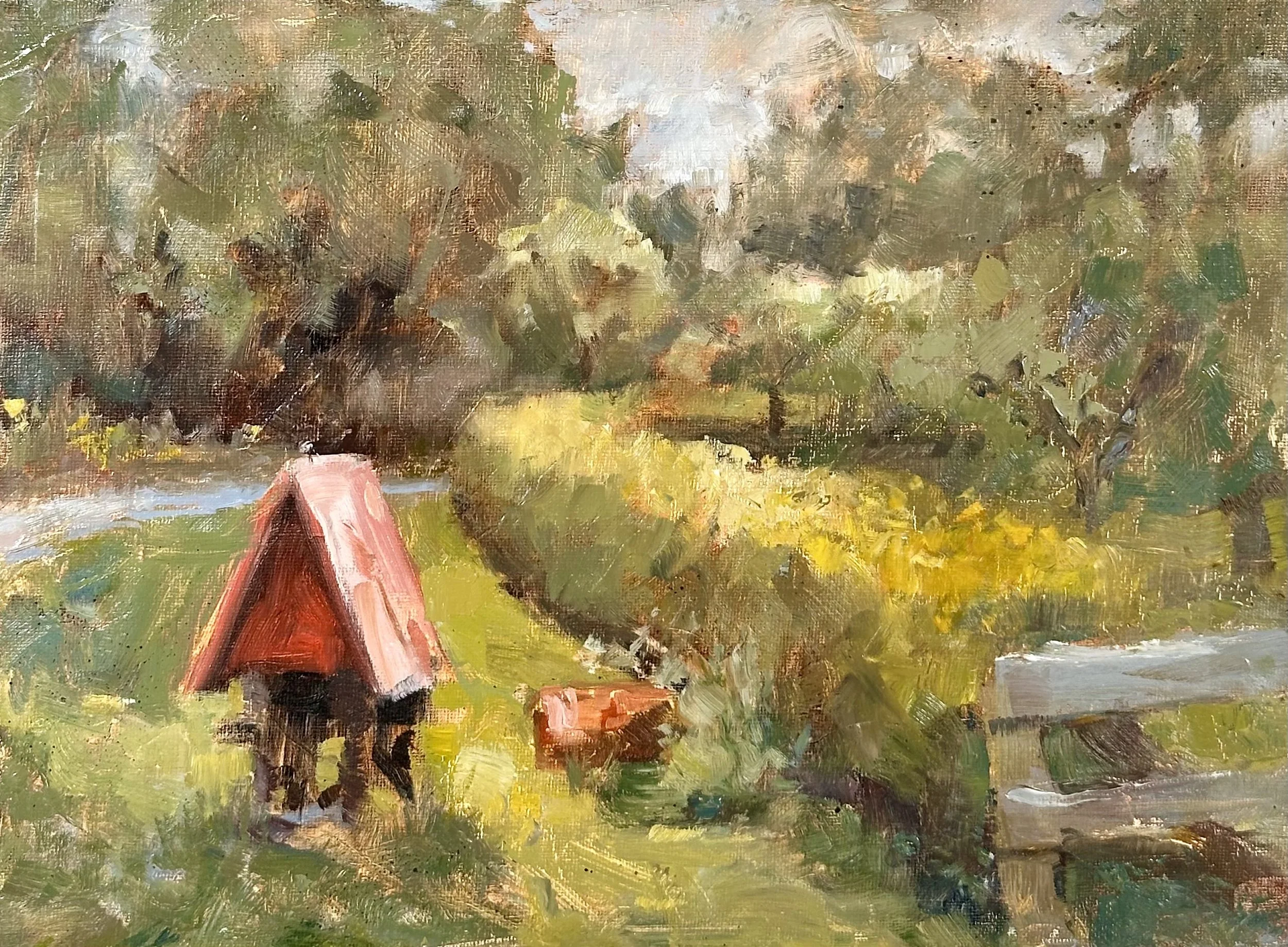 Sorghum Mill, 12x9, $275, Oil on panel, framed.jpeg