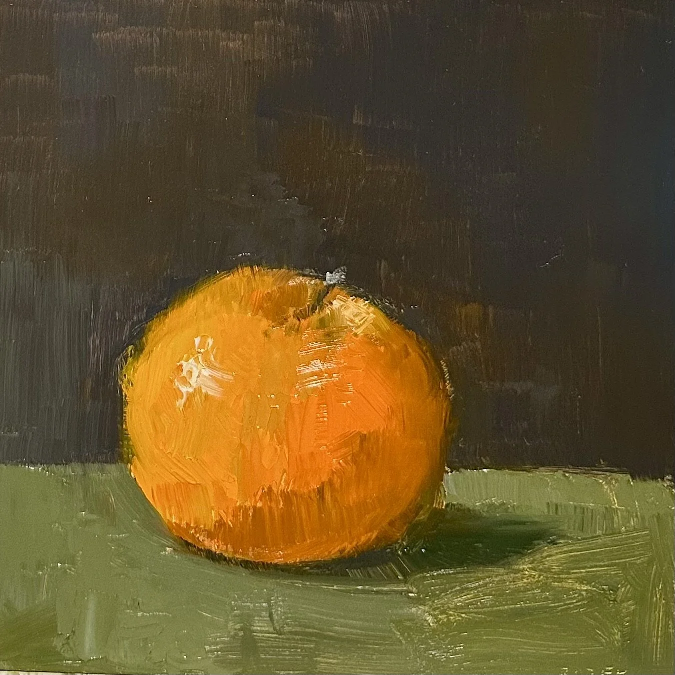 Tangerine, oil, 6x6 $100 unframed.jpeg