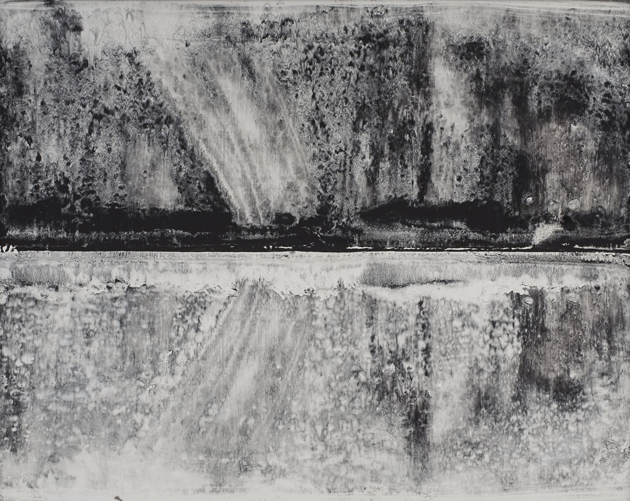 Marine, Aurore, 2010 pigment sur papier 121,9 cm x 152,4 cm