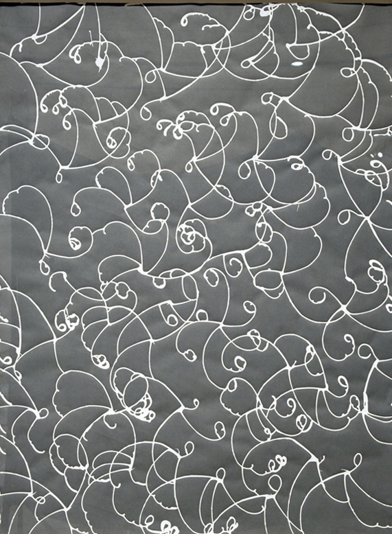 Duo-Orbites IV, 2008 encre sur papier 122 cm x 91 cm