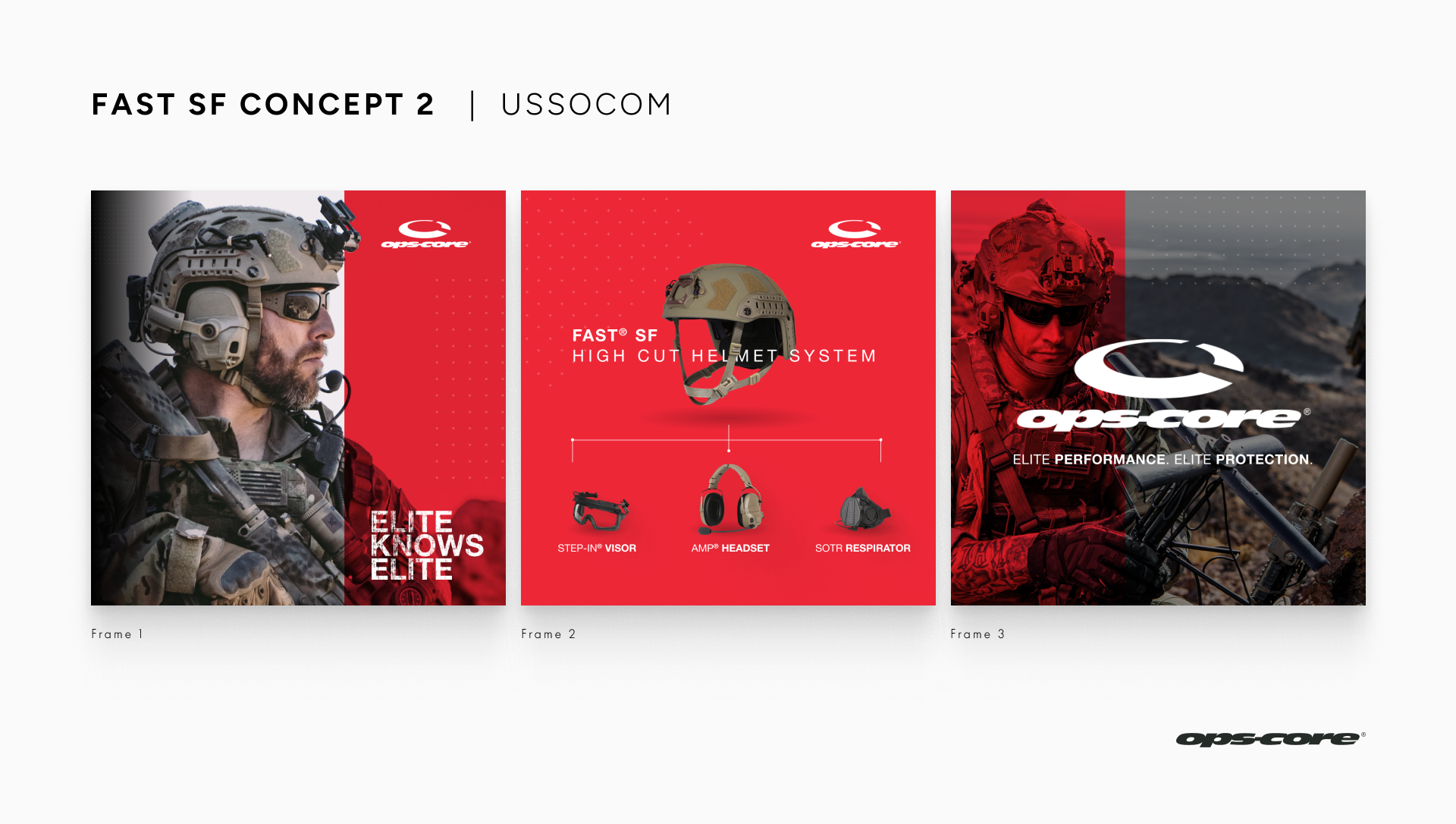 Promoting the FAST SF line of helmets and accessories to purchasing and procurement decision-makers for the defense sector.