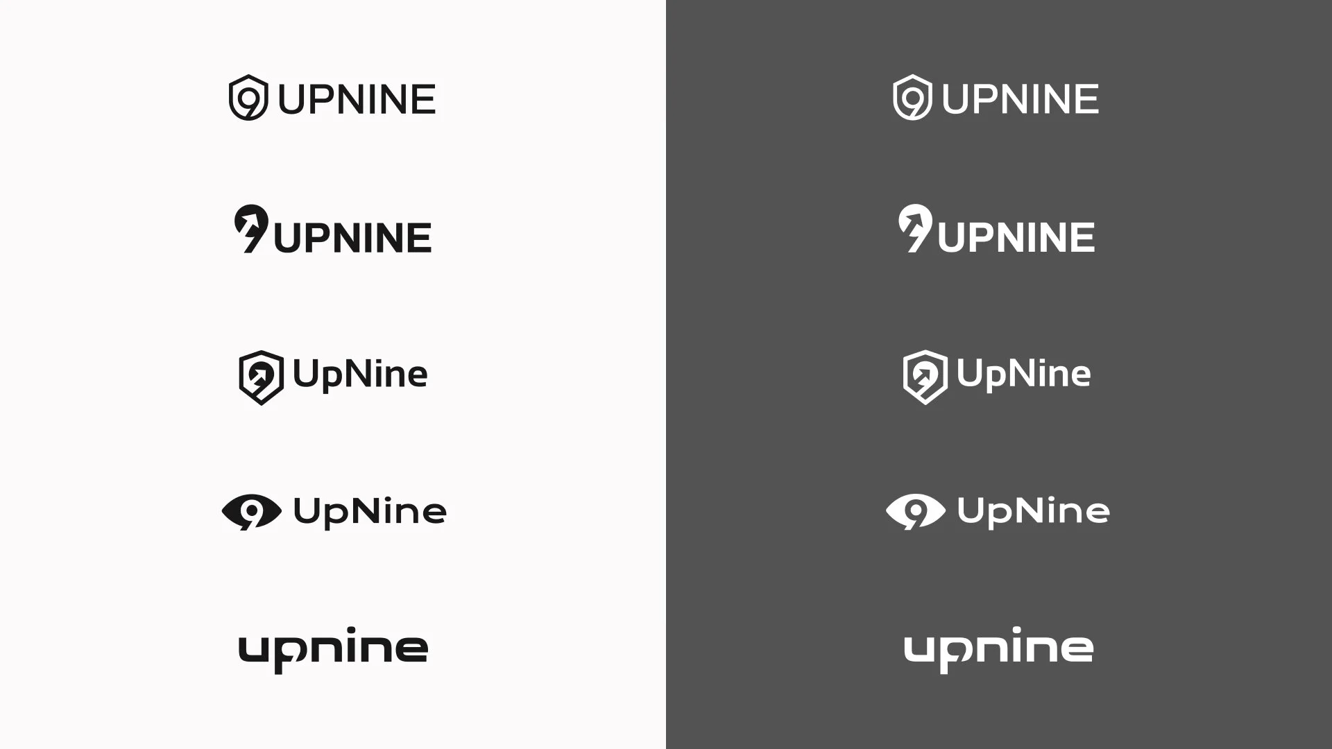 Various hybrid marks were explored to establish a strong, contemporary, and technical tone for the brand.