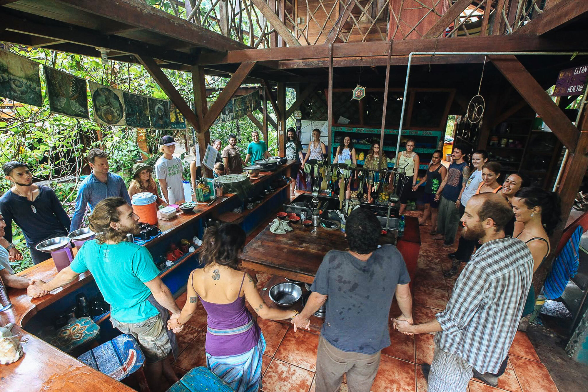 Community Lunch at Punta Mona