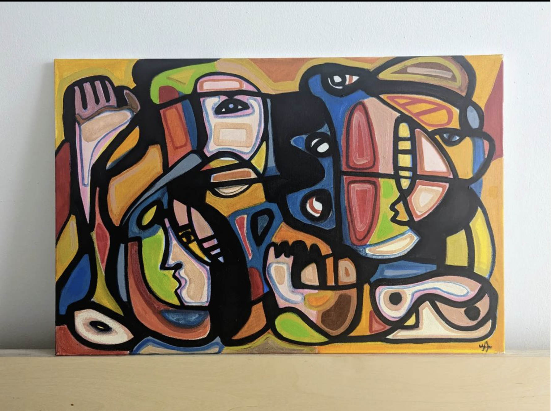 Cycles, Oil on Canvas