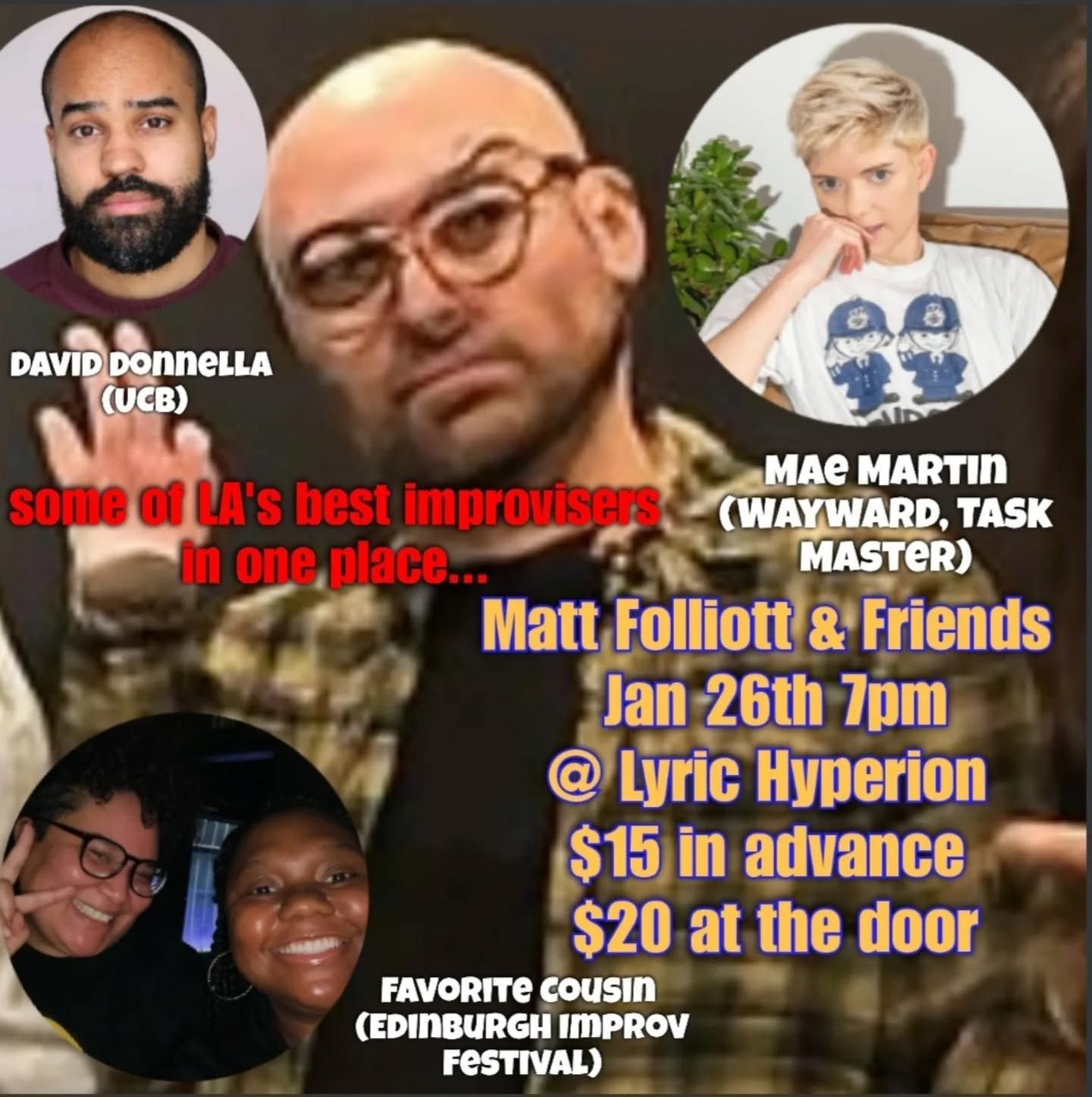 Matt Folliott &amp; Friends - Jan 26th 7pm @lyrichyperion - Ticket link in bio 👍😎