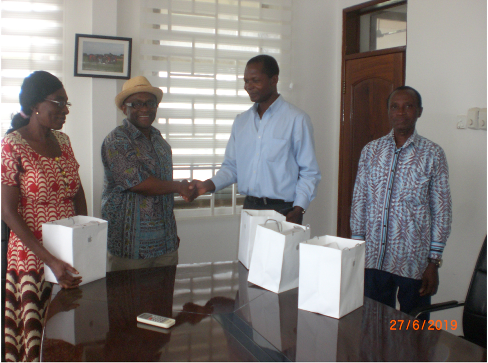 Mr. John Asante Bawuah, Mr. Charles Okyere, Mrs. Juliana Ackah, Mr. Joseph Fokuo, and I
