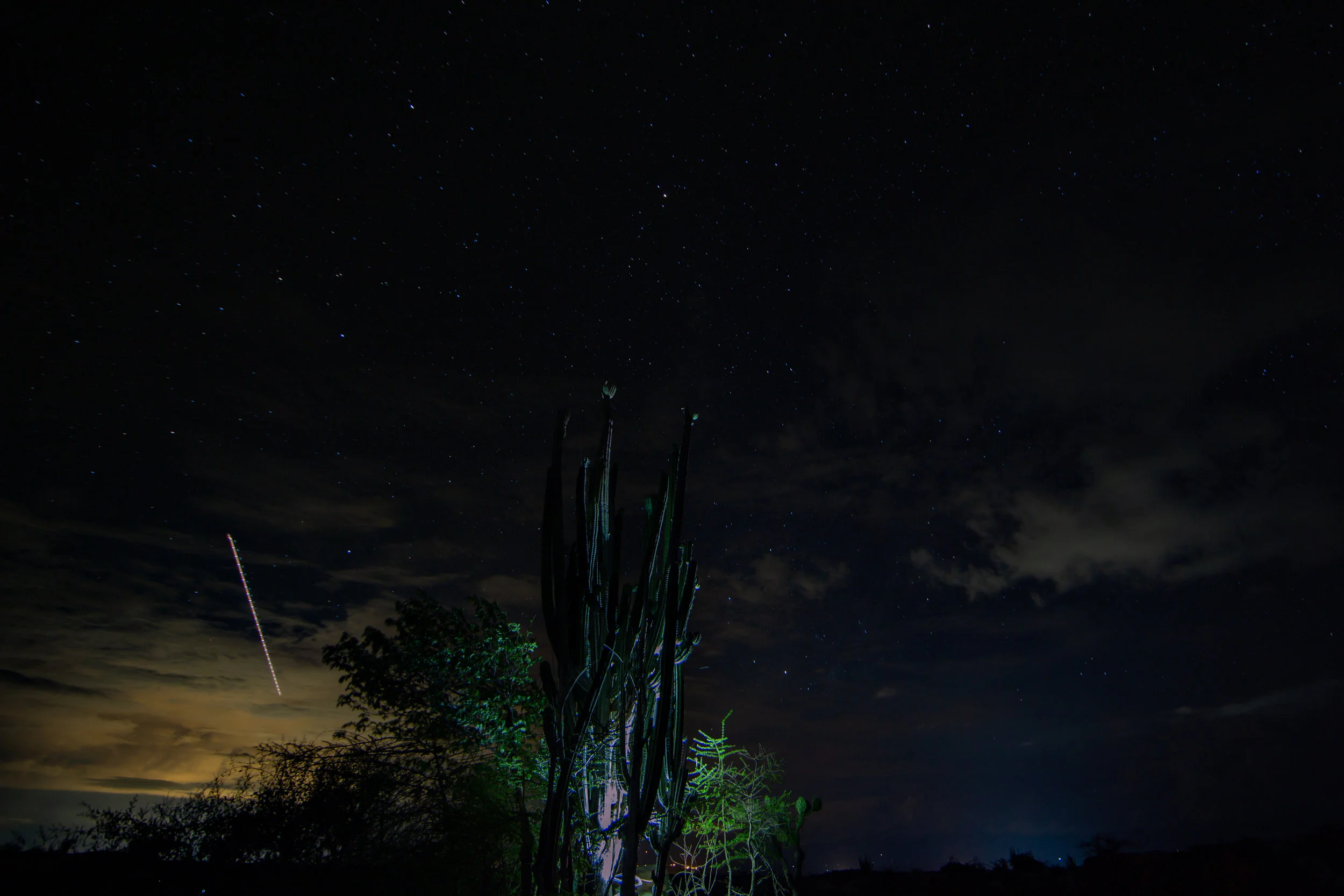 Fotografía de la Via Láctea en el desierto de la Tatacoa