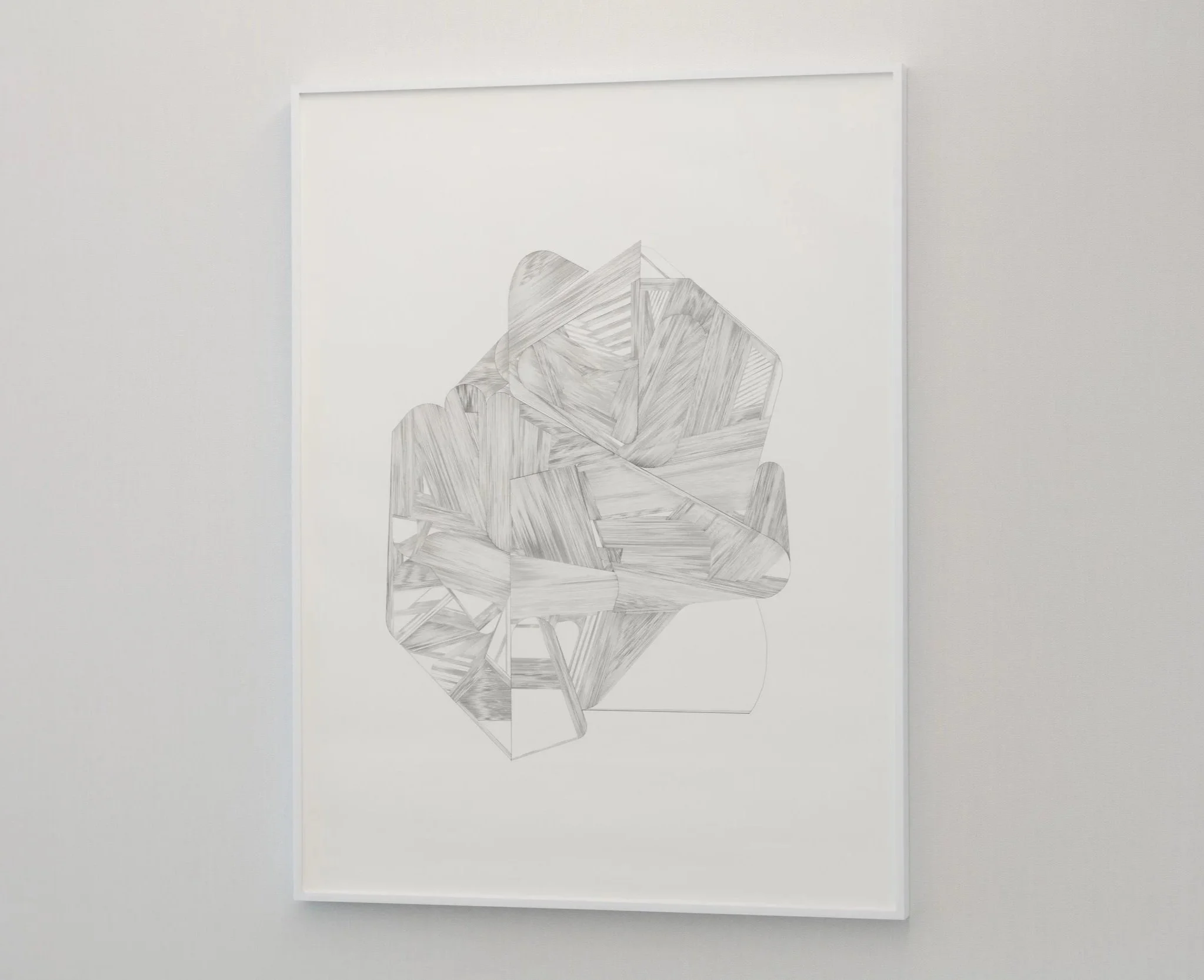   untitled/departure   graphite. 4×3ft. 2024  placed in partnership with Hodges Taylor Gallery and Reynolds Gallery 