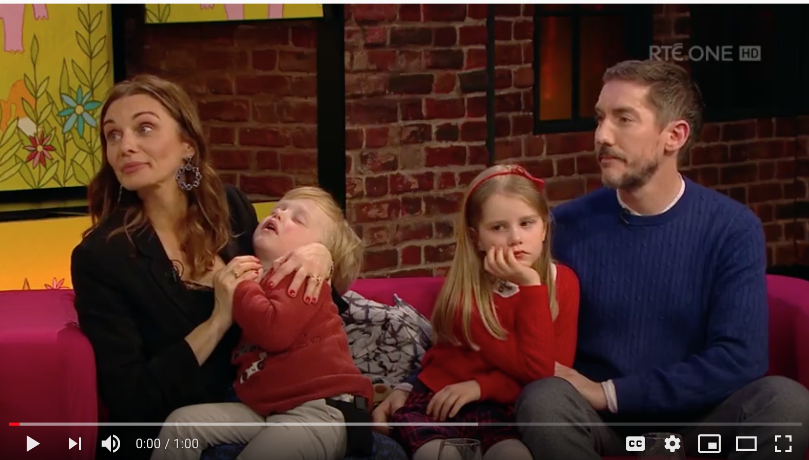Karen and Freddie were on the Late Late