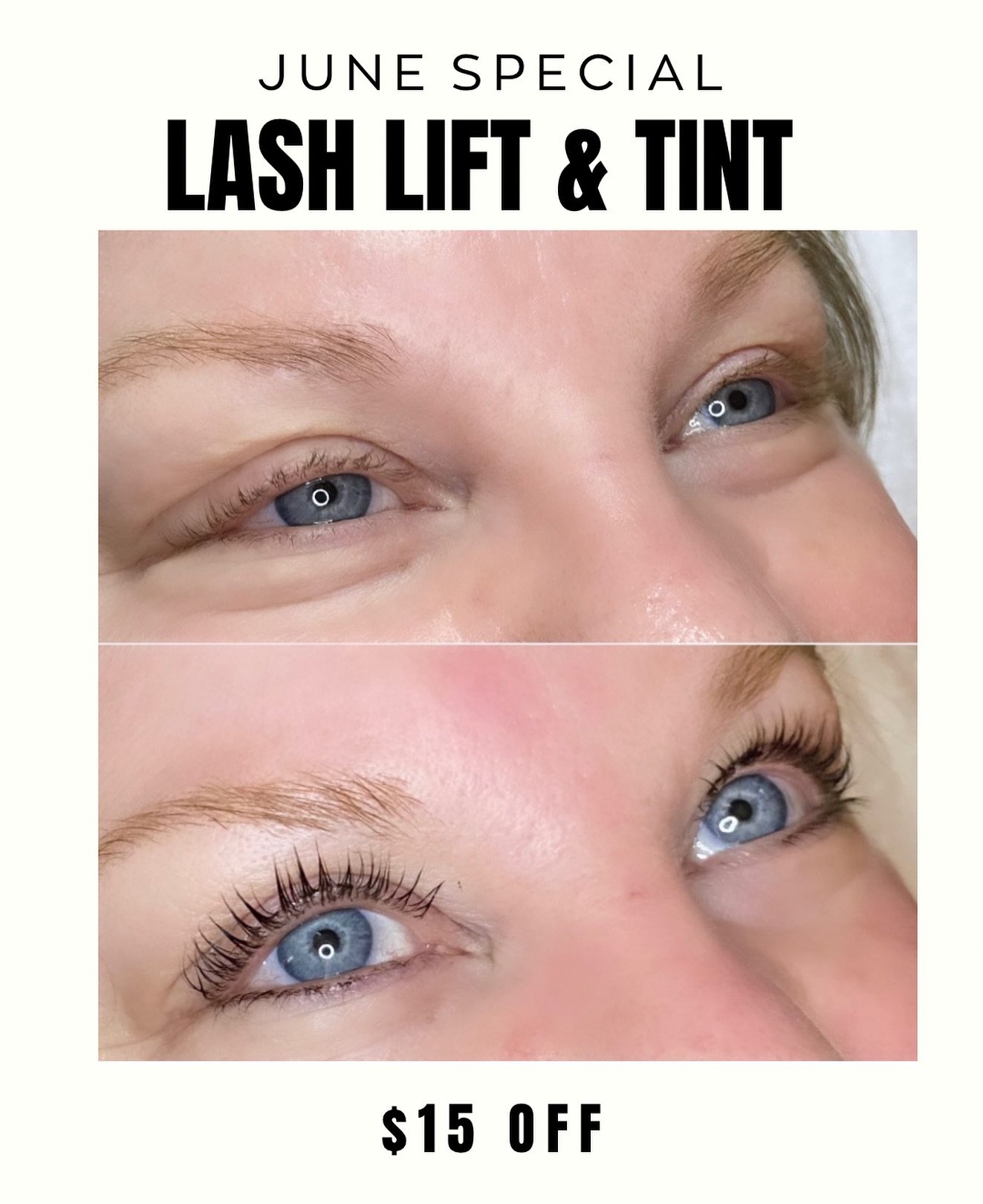 ✨ Summer-Ready Lashes? Yes, Please! 
☀️Now $15 Off All June!

Say goodbye to mascara and hello to effortlessly lifted, darkened lashes that last 6&ndash;10 weeks&mdash;perfect for pool days, beach trips, and everything in between.

💁&zwj;♀️ Lash Lif