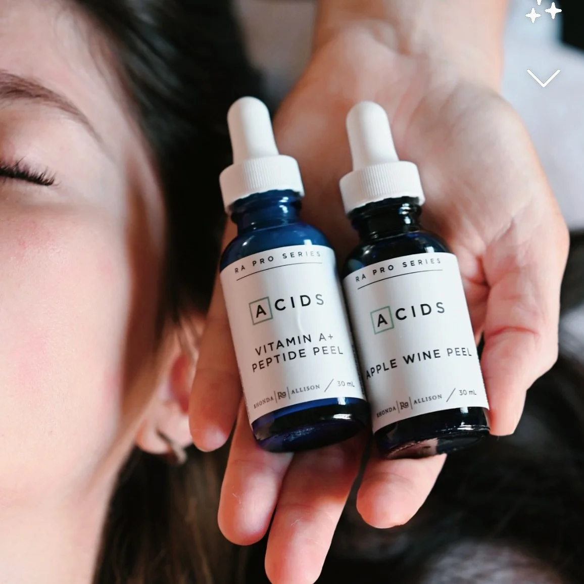 Rhonda Allison Vitamin A + Peptide Peel

One of my favorite fall corrective peel options. This powerful blend of high-strength retinol + firming tri-peptides accelerates cell turnover to target the big three: fine lines, uneven tone, and rough textur