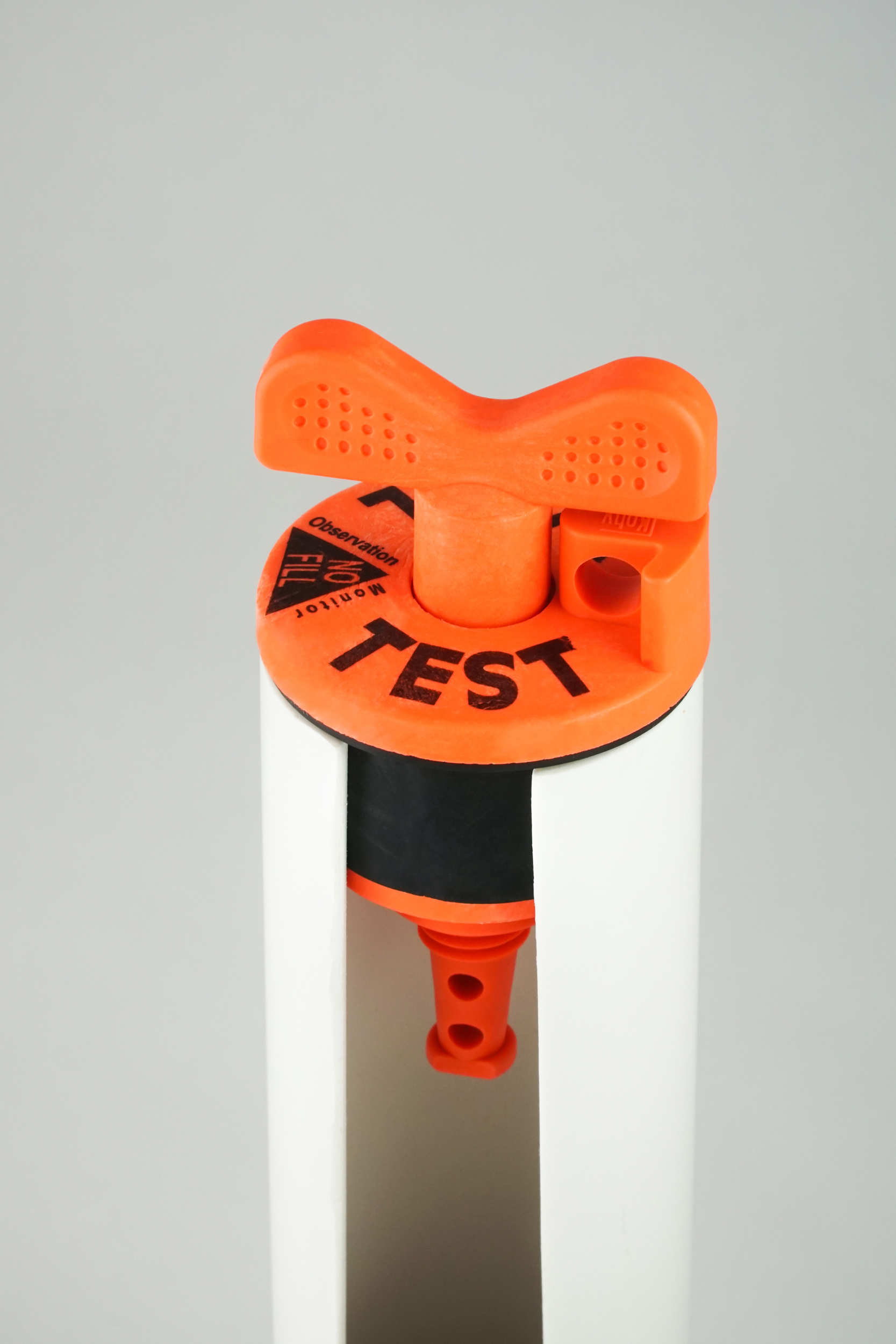 CUTAWAY VIEW OF 2” TORQUER PLUG. EASY TO READ BOLD LETTERING