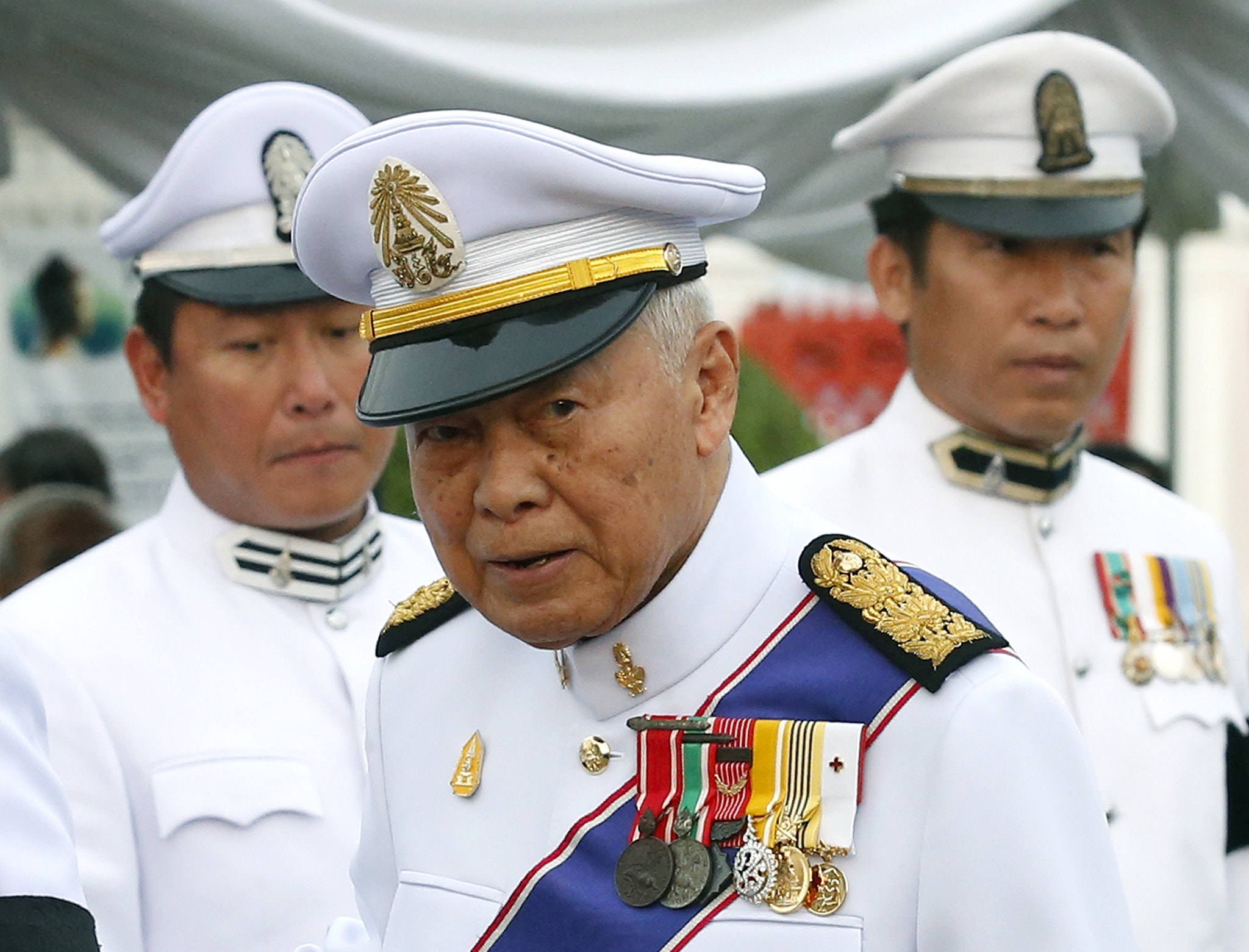 Former Prime Minister Prem Tinsulanonda of Thailand in Bangkok in 2016. As prime minister from 1980 to 1988, he often served as a proxy for the king and weathered two coup attempts.