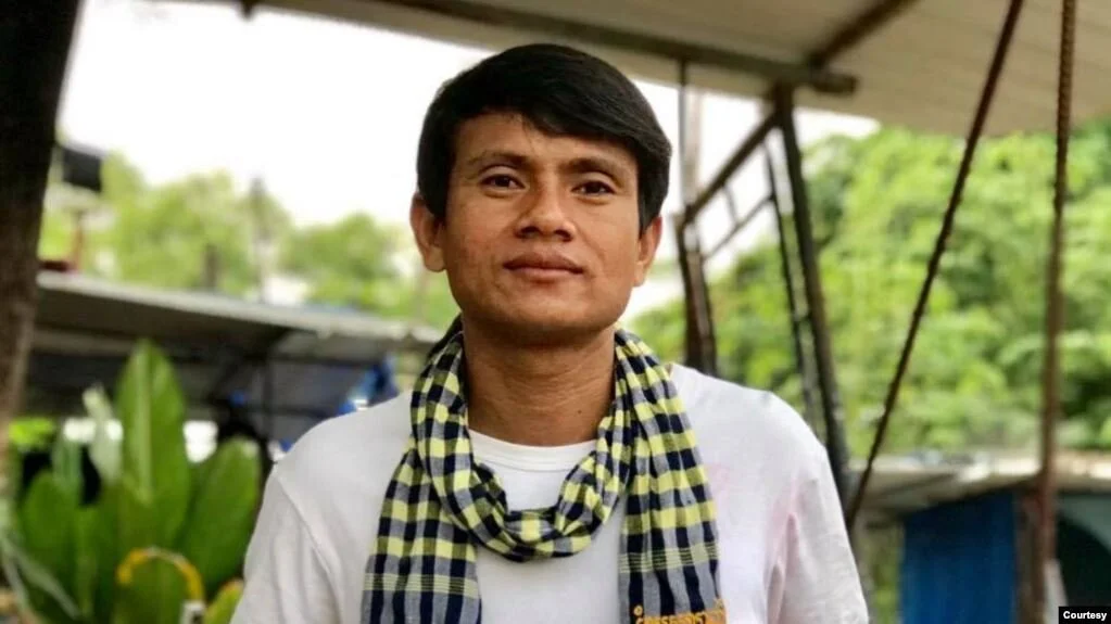 Chhun Vean, a 30-year-old local opposition CNRP activist, was charged by the Cambodian court with plotting in support of the exiled opposition leader Sam Rainy’s return.