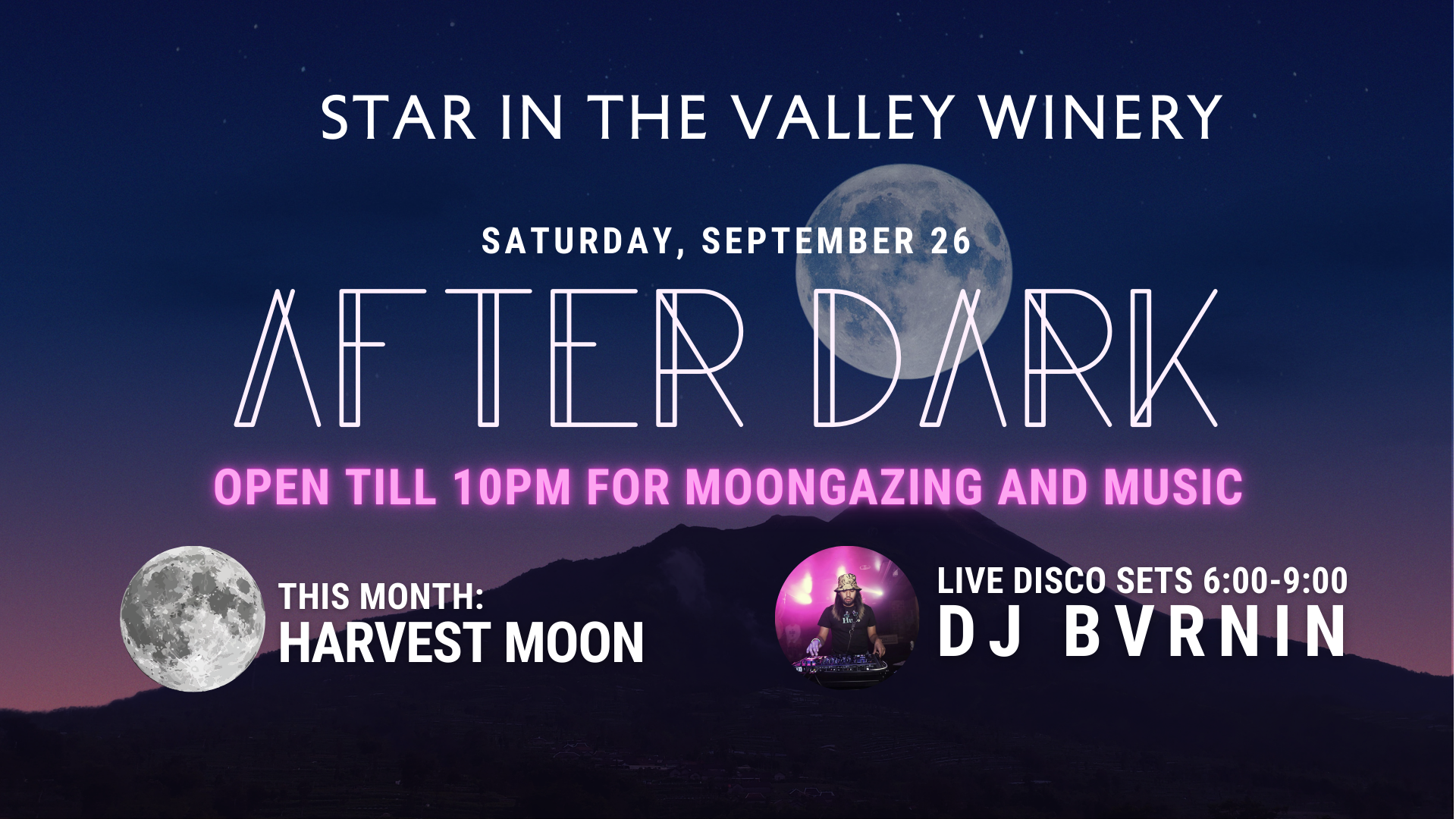 AfterDARK @ Star in the Valley