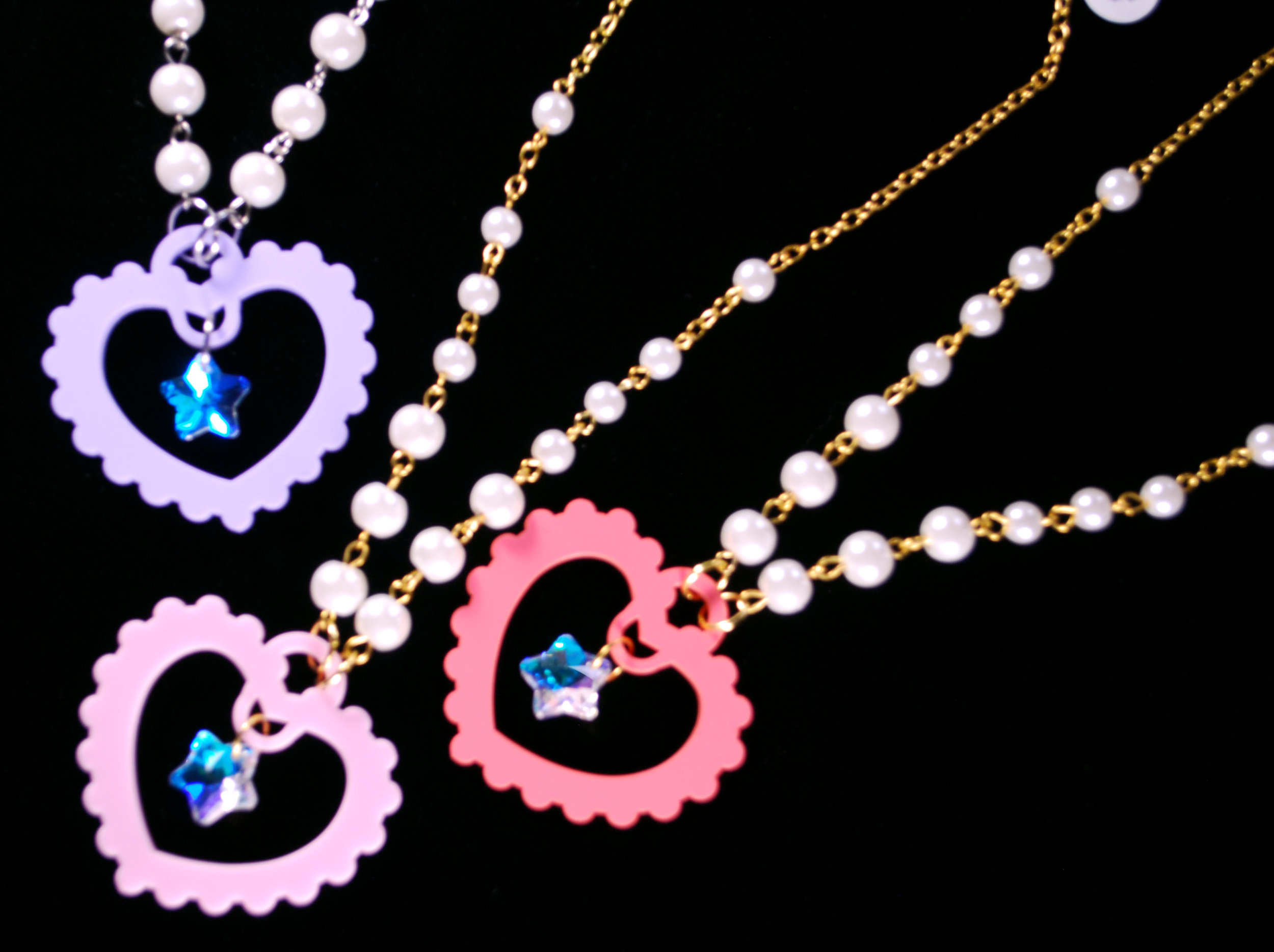 Pop! Star Acrylic Hearts with 