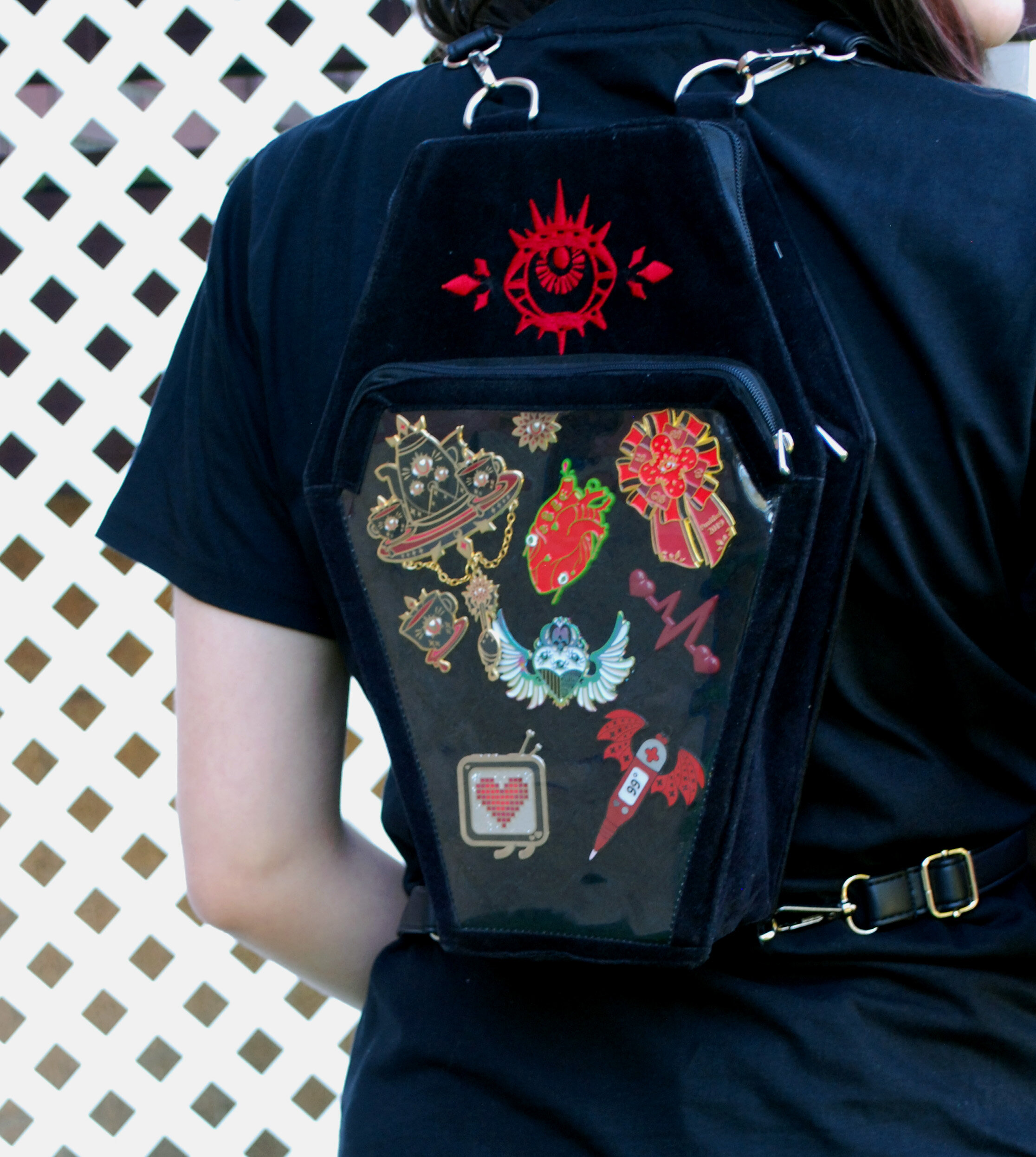 coffin backpack pattern