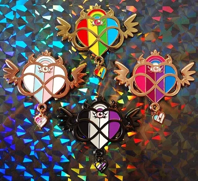 New Infinite Pride pins up today~

#Pride #polypride #gothpride