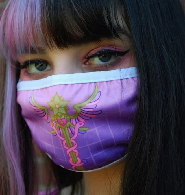 Some of you already noticed, but I've restructured and lowered the prices of my masks.
.
I've been selling masks for a long time as I'd always thought they were a practical item that the menhera community in particular wanted, but I've kept them at designer pricing since they were still more for fashion. .
However now that masks, and having multiple masks, is a necessity for everyone, I don't feel comfortable keeping these masks at designer pricing.
.
So I've lowered the price of masks to $12, and also added bulk buying options with wholesale pricing for those who need multiple masks for their household, or for themselves.
.
(Please note, this is not a comment on other mask seller's pricing. Handmade masks in particular often are significantly more time-consuming to make, and include extras like slots for filters, and shape nose-wires)
.
Also mask model @pinkdreamdoll has recently moved away 😭 Everyone wish her the best in her new home!