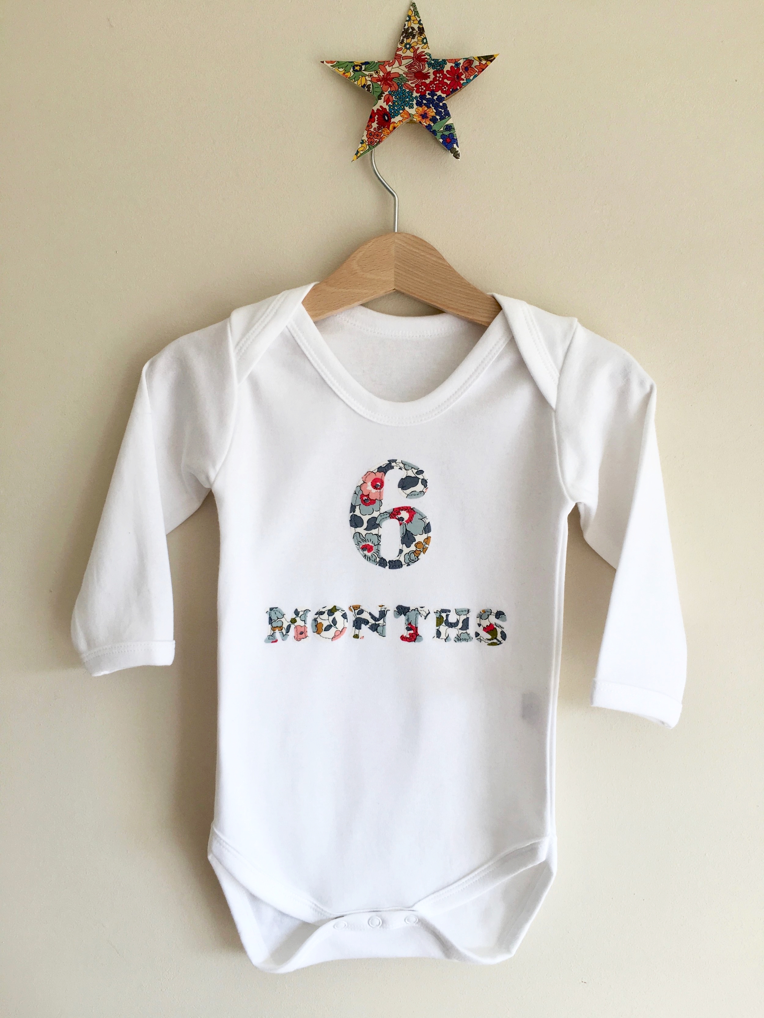 monthly milestone baby vests