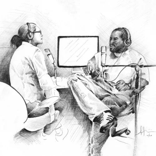 "Earlonne and Nigel on mic" by Antwan Williams