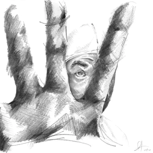 "Hand to the Door Grate" by Antwan Williams