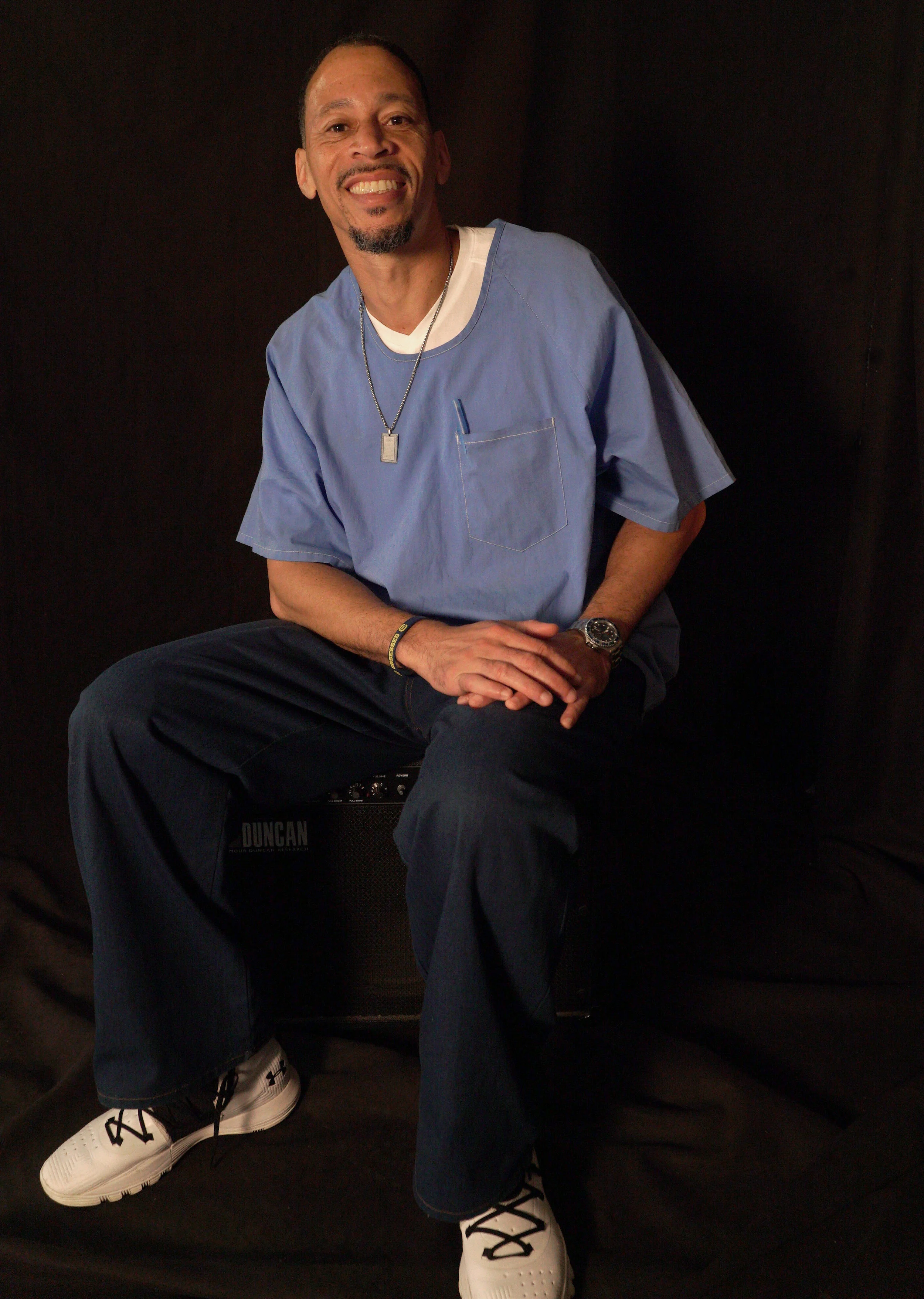 Rahsaan “New York” Thomas, Ear Hustle’s new inside co-host Photo by Antwan Williams