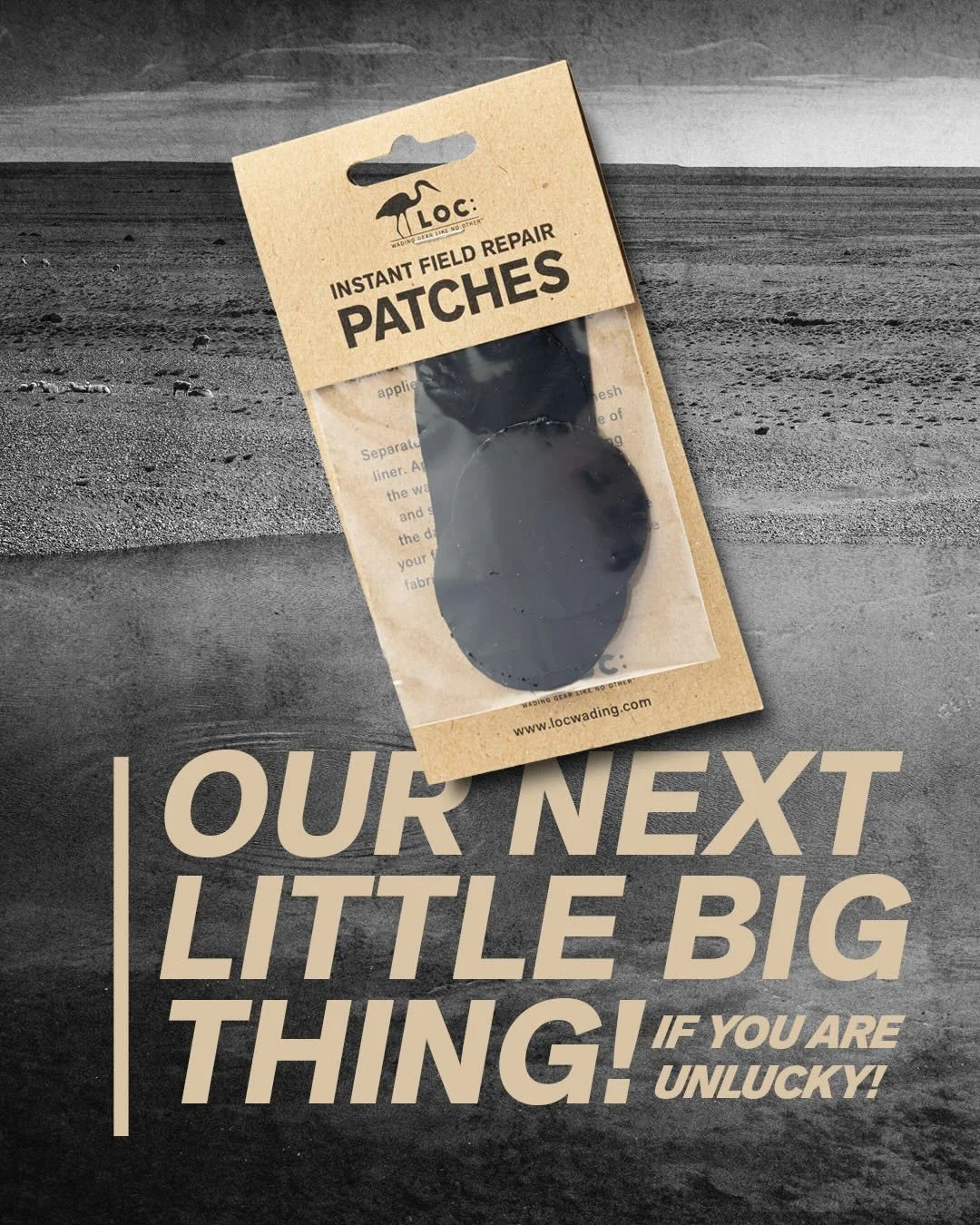 Here is one for the unlucky ones. Even though our waders are the most hard-wearing on the planet, accidents can and do happen. This is when these little guys come into play. LOC Instant Field Repair Patches can be lifesavers when out and about. These