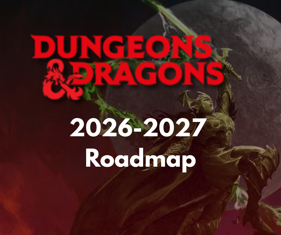 Dungeons and Dragons Roadmap for 2026-2027