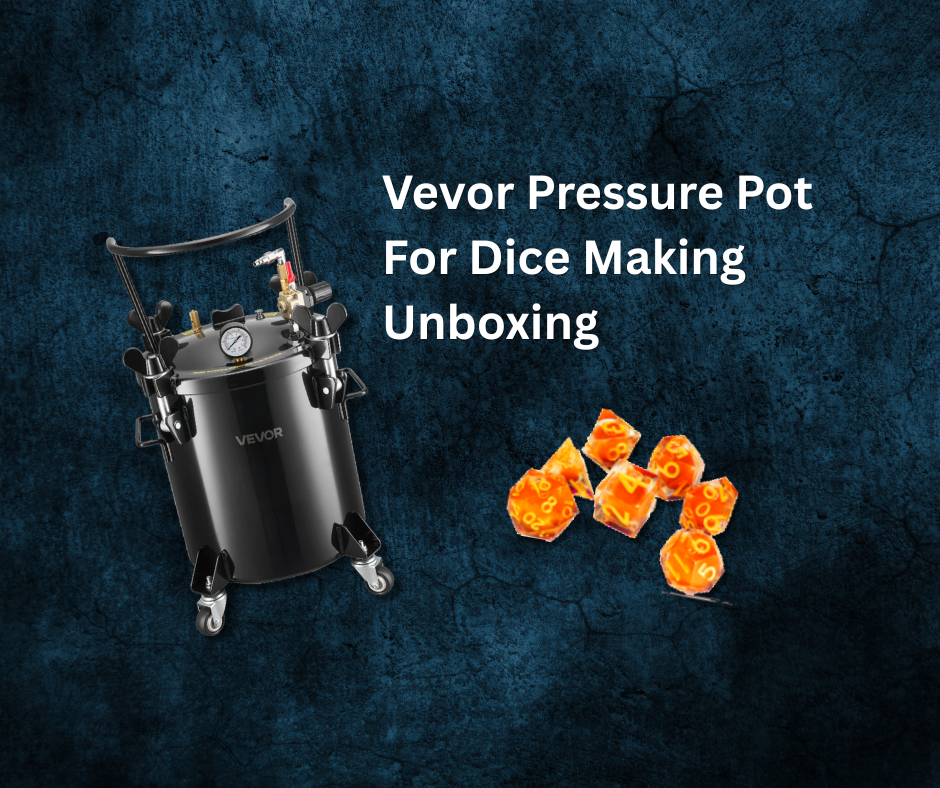 Vevor Pressure Pot For Resin Dice Casting Unboxing