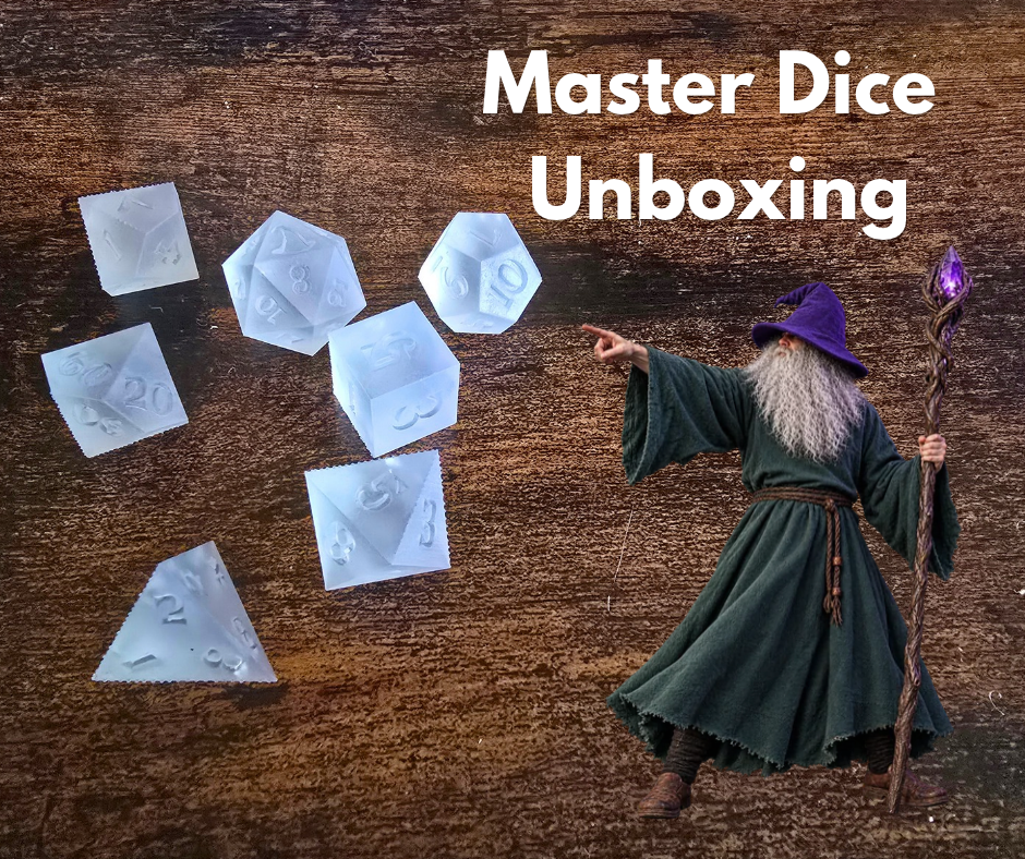 Master Dice for Resin Dice Casting Unboxing