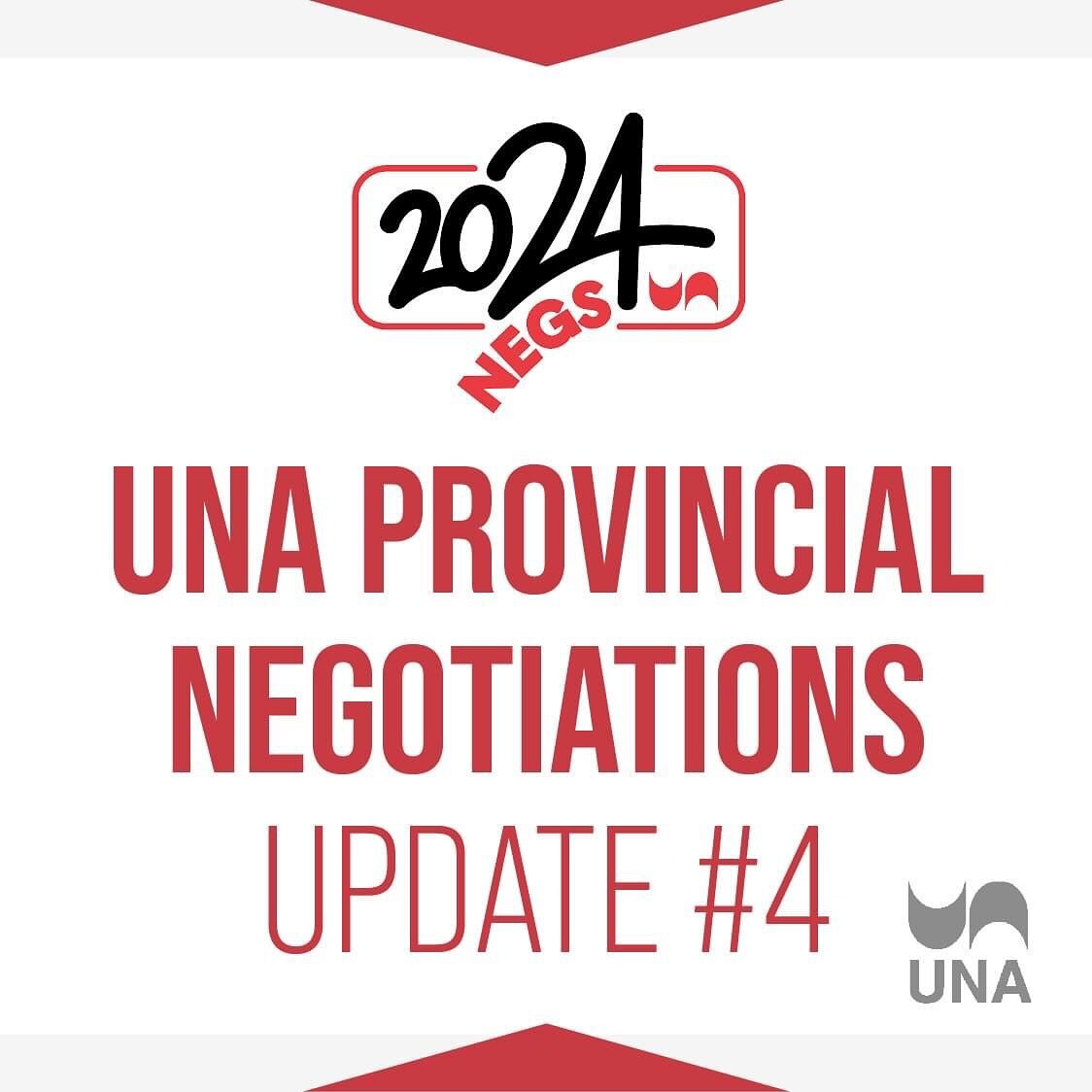 ❗️Important update from United Nurses of Alberta&rsquo;s Negotiations Committee. Please share with UNA members.

March 22, 2024

▶ Met with the Employers March 19 and 20, 2024.  The UNA Committee met March 21 and 22 to review all proposals and consid