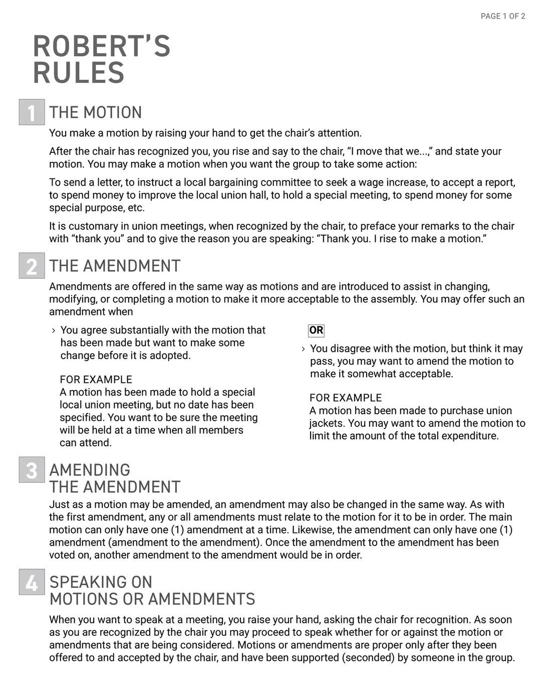 Robert&rsquo;s Rules Basics. WEDs (Wednesday Education 🎓 Day Spectacular). @AlbertaNurses #abnurses

https://www.una.ca/document/robertsrules