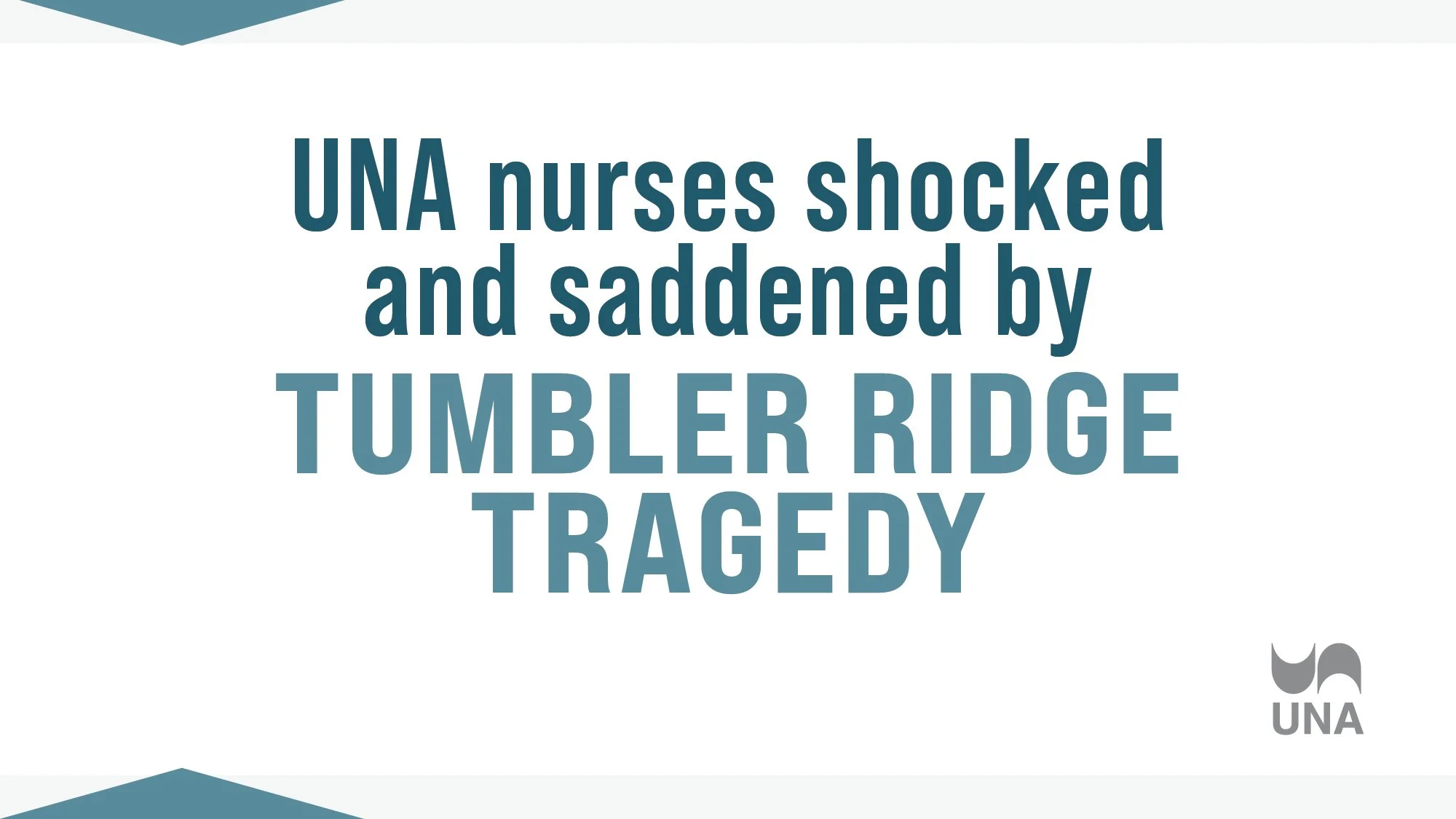 UNA nurses shocked and saddened by Tumbler Ridge tragedy
