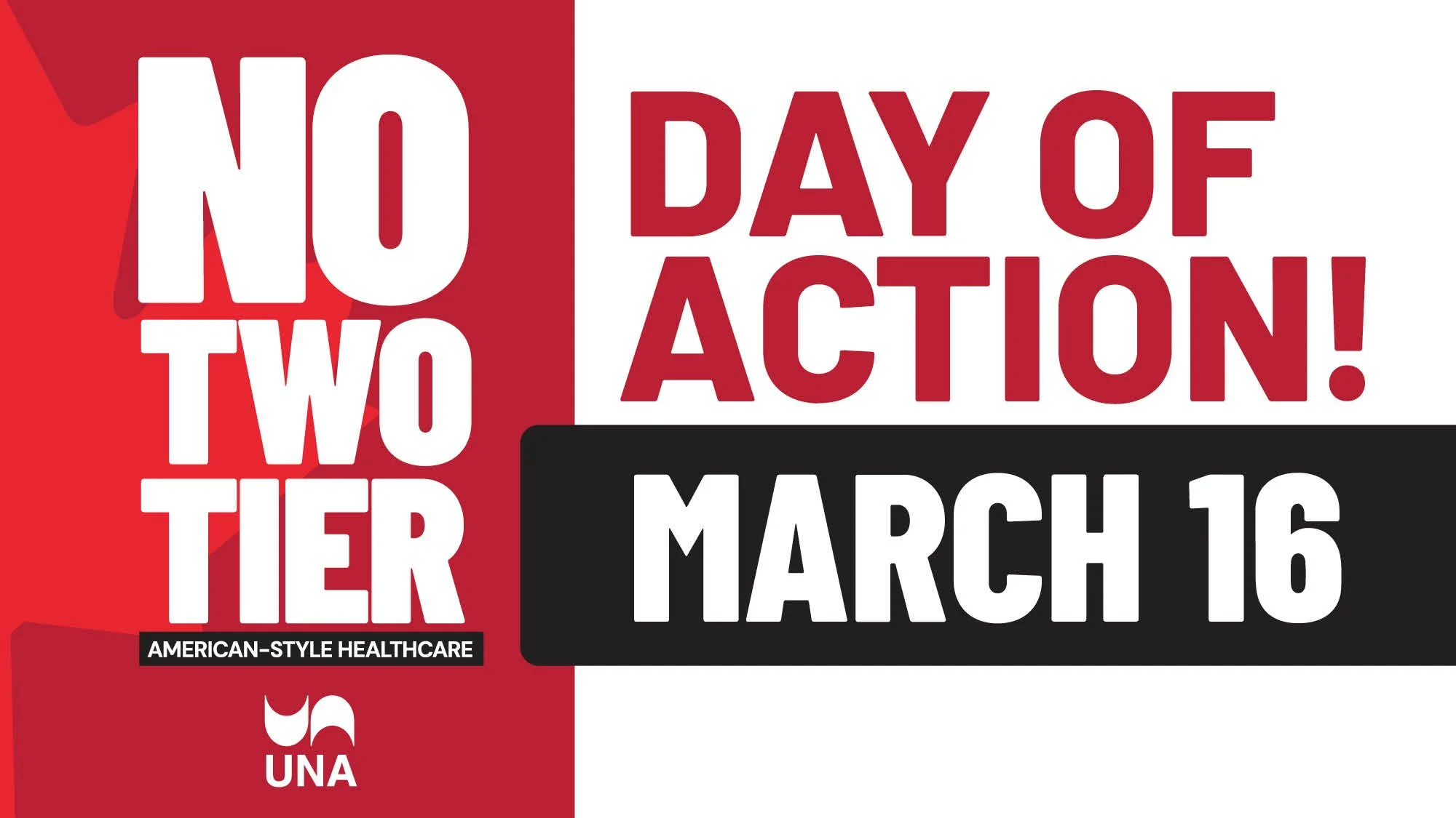 National Day of Action for public health care on March 16
