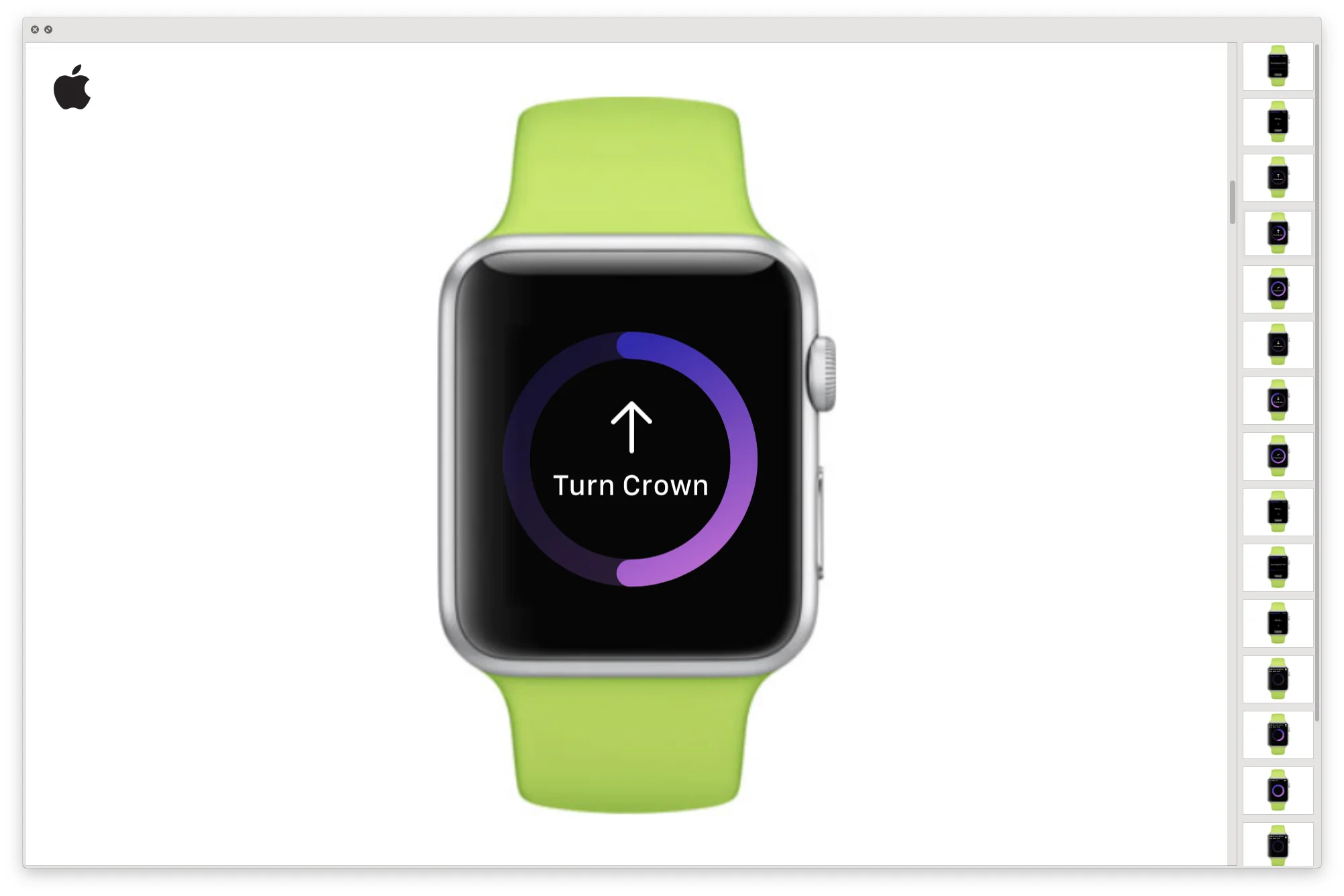 Apple Watch Diagnostic UI/UX Device Side