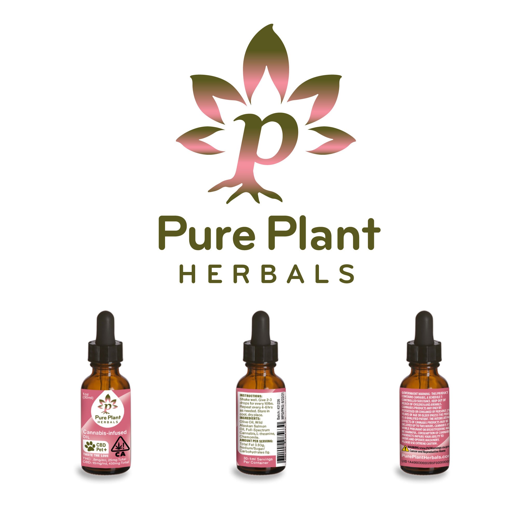 Pure Plant Herbals Packaging Redesign