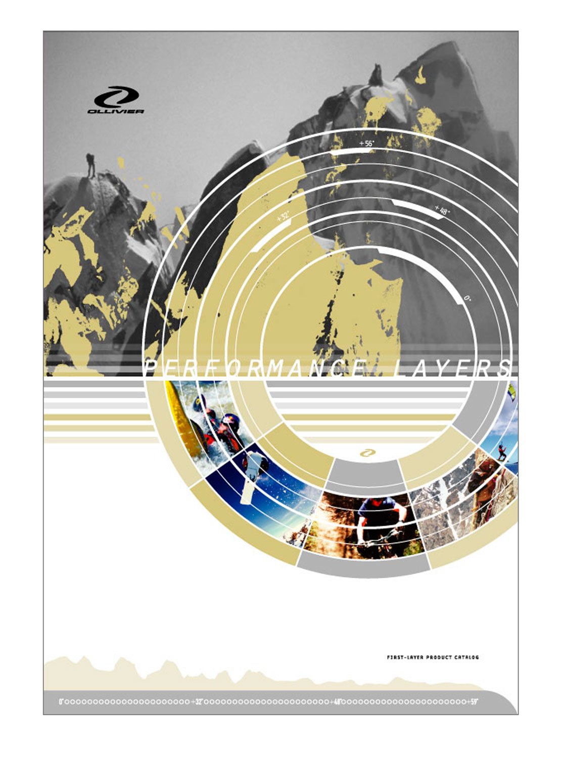 OLLIVIER First Layer Apparel Brochure Cover