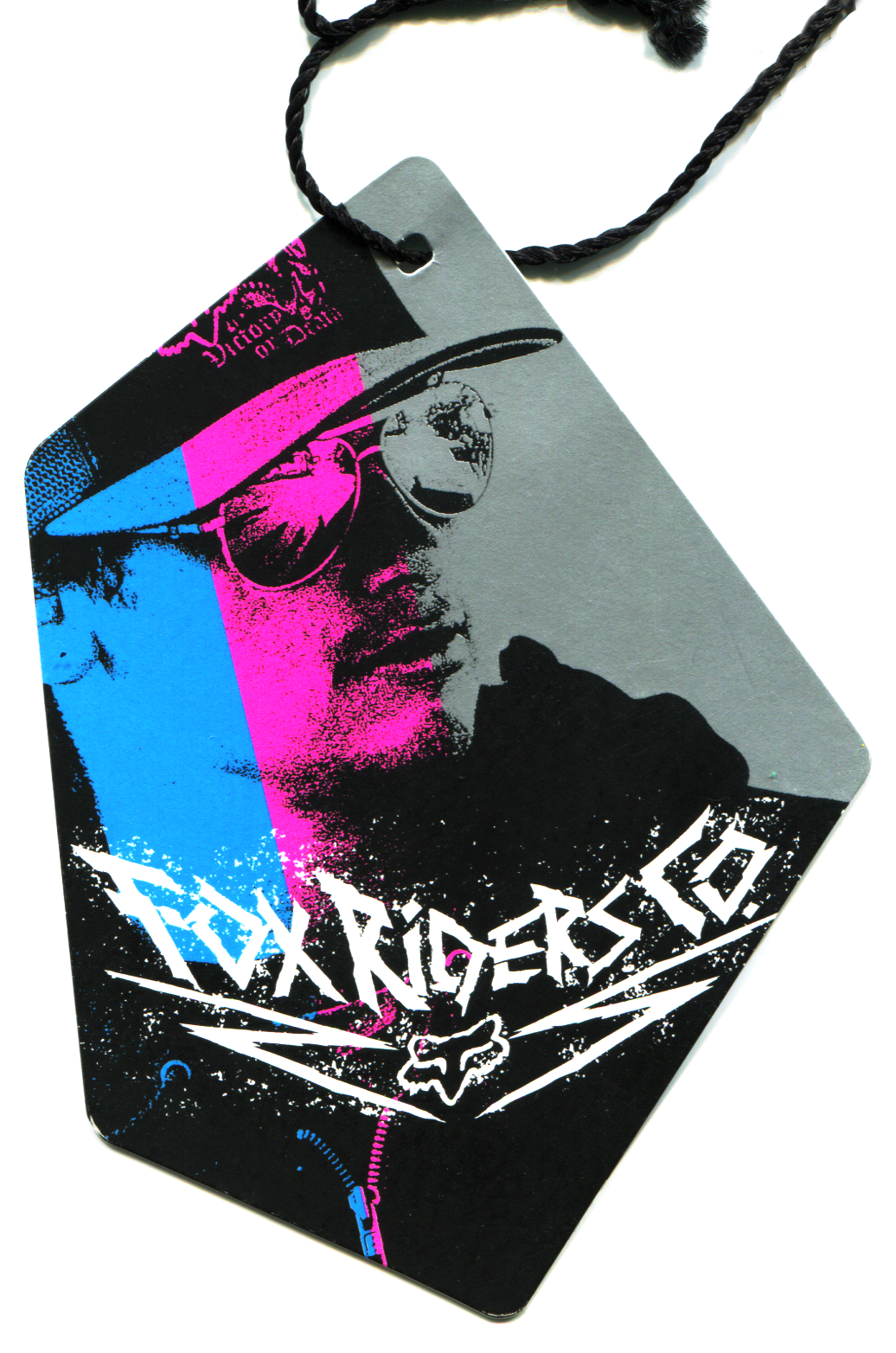 Fox Racing Hang Tag for Men’s Sportswear Line