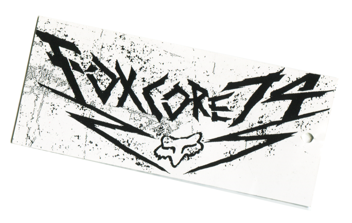 Fox Racing Hangtag for Pacific Sunwear