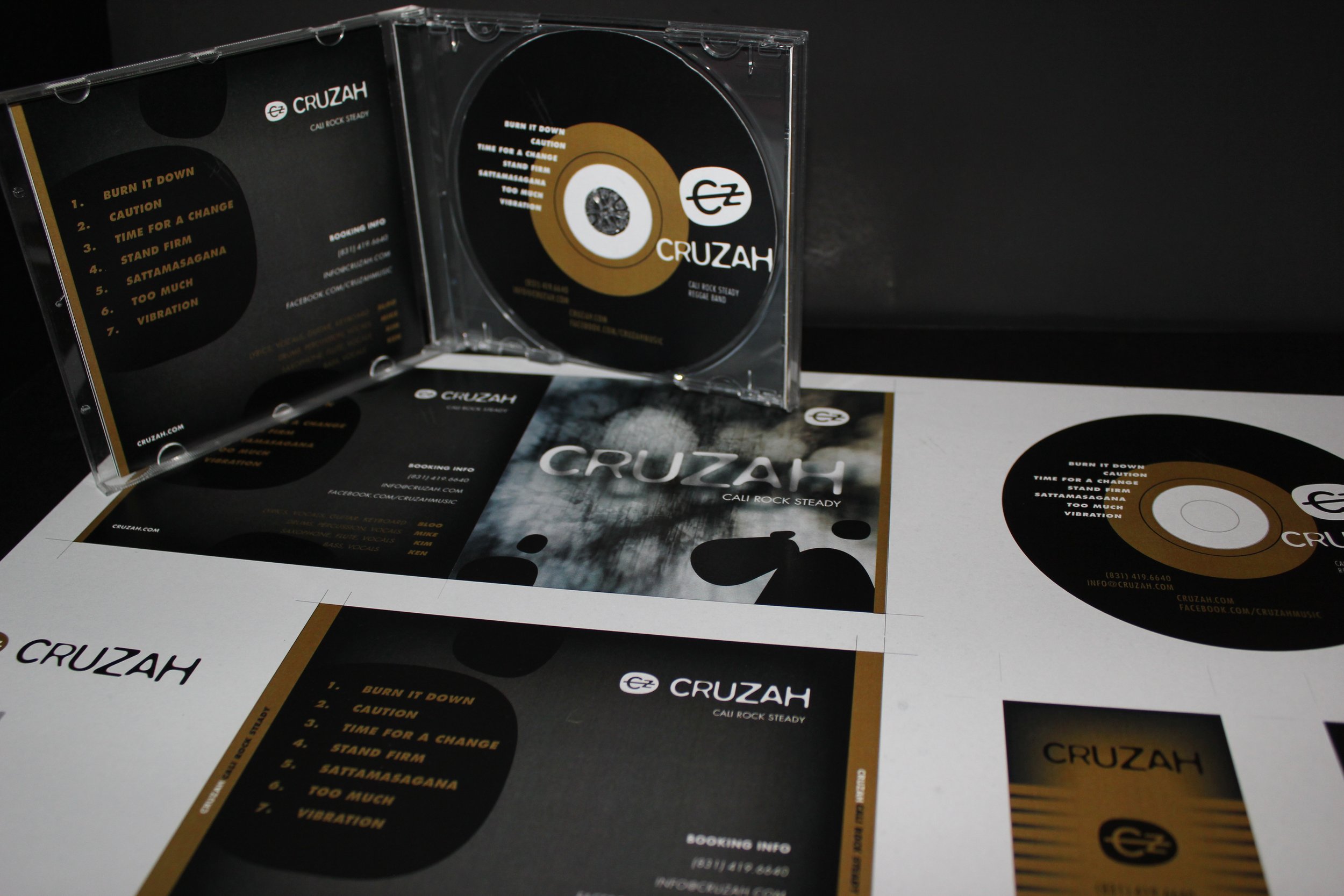 CD Packaging Concept Design for CRUZAH Reggae