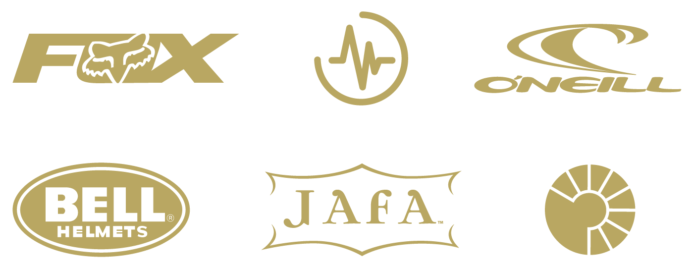 My Clients, Fox Racing, Apple Inc, O’Neill Wetsuits, Bell Sports, Jafa Shoes, Provac Sales